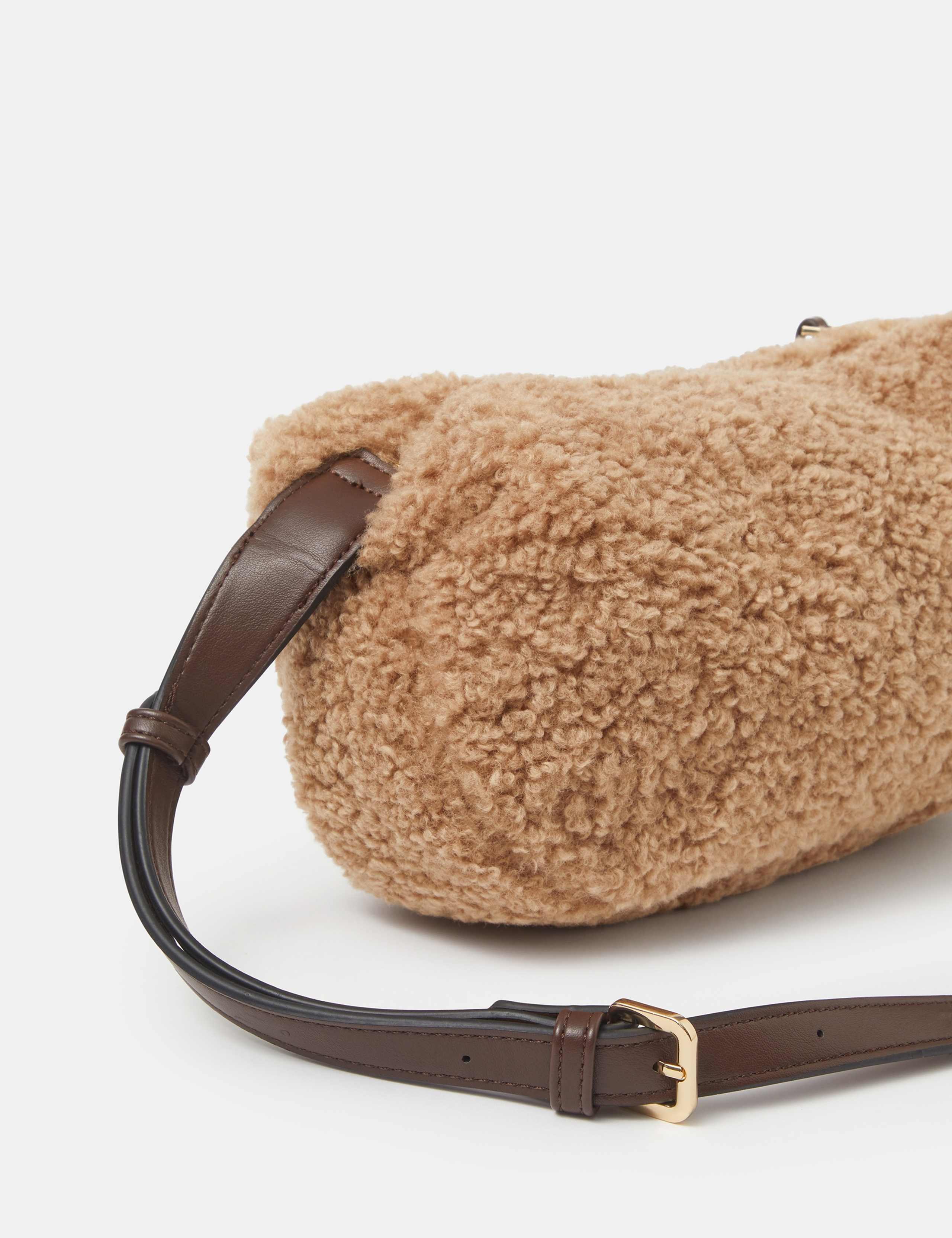 Faux Shearling Crossbody Bag 4 of 5