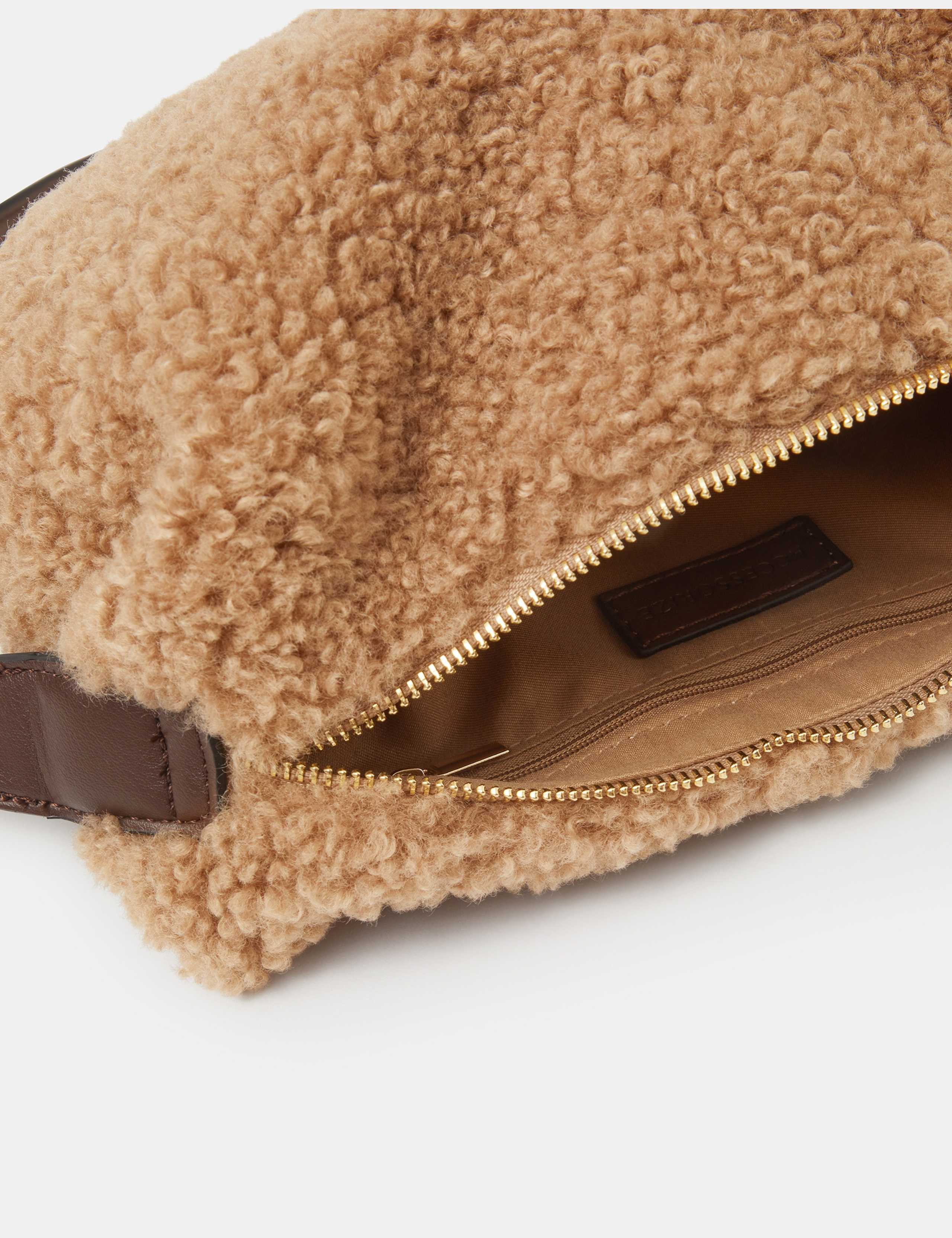 Faux Shearling Crossbody Bag 5 of 5