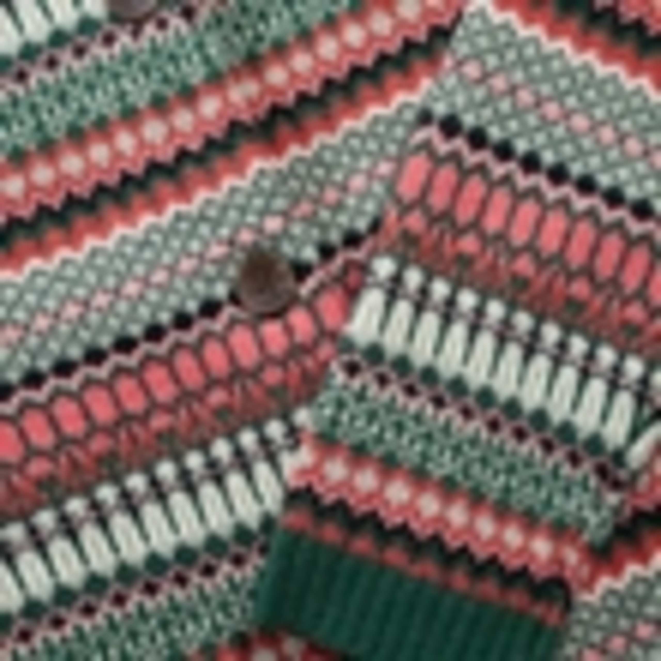 Merino Wool Rich Textured Patterned Cardigan 5 of 5