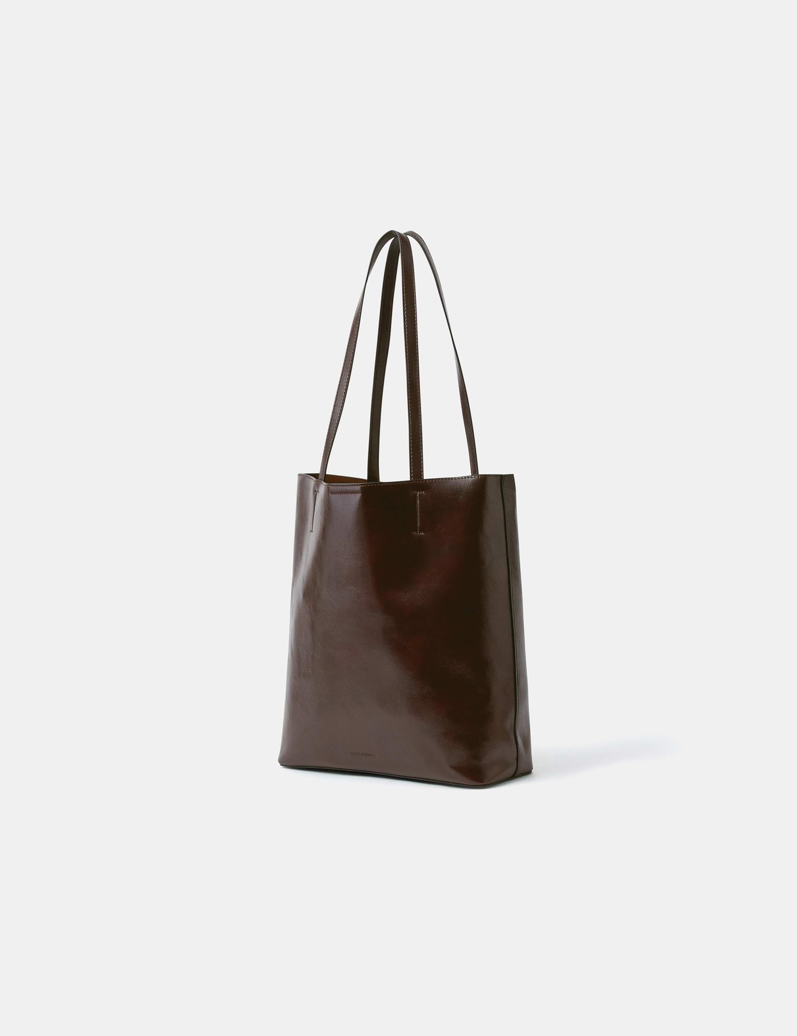 Faux Leather Tote Bag 3 of 5