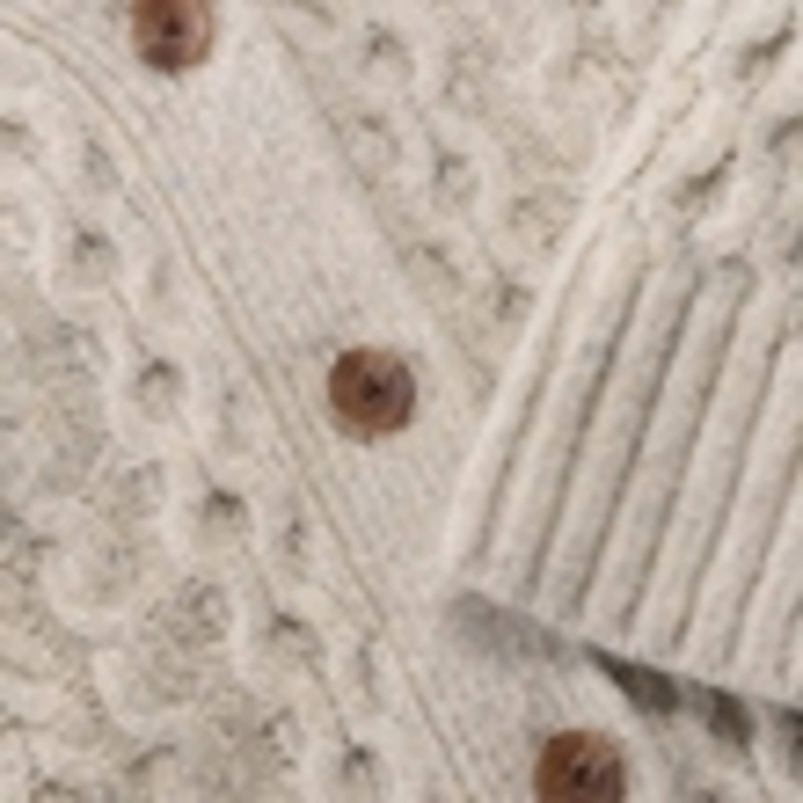 Merino Wool Rich Cable Knit Cardigan 5 of 5