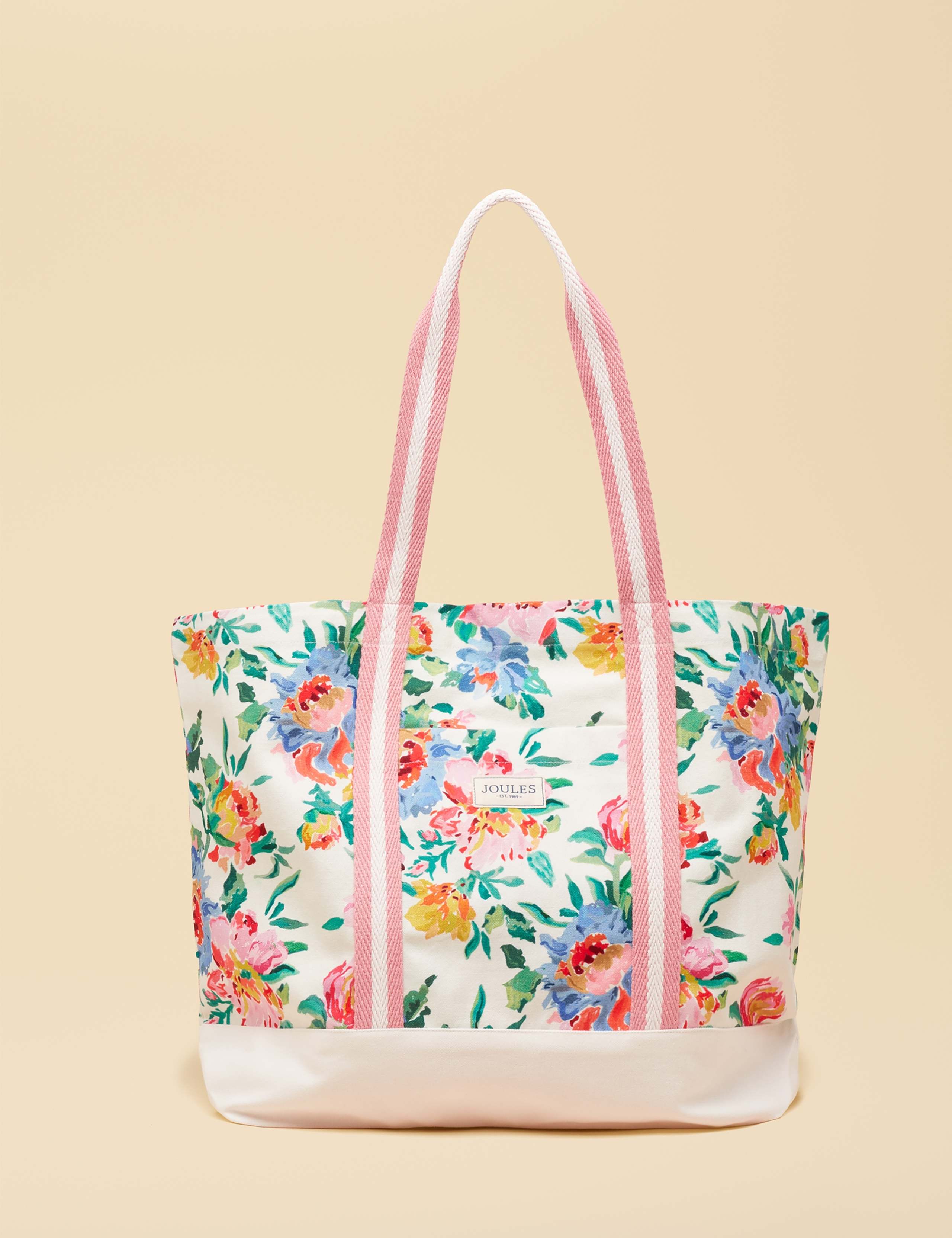 Pure Cotton Canvas Ditsy Floral Tote Bag 1 of 9