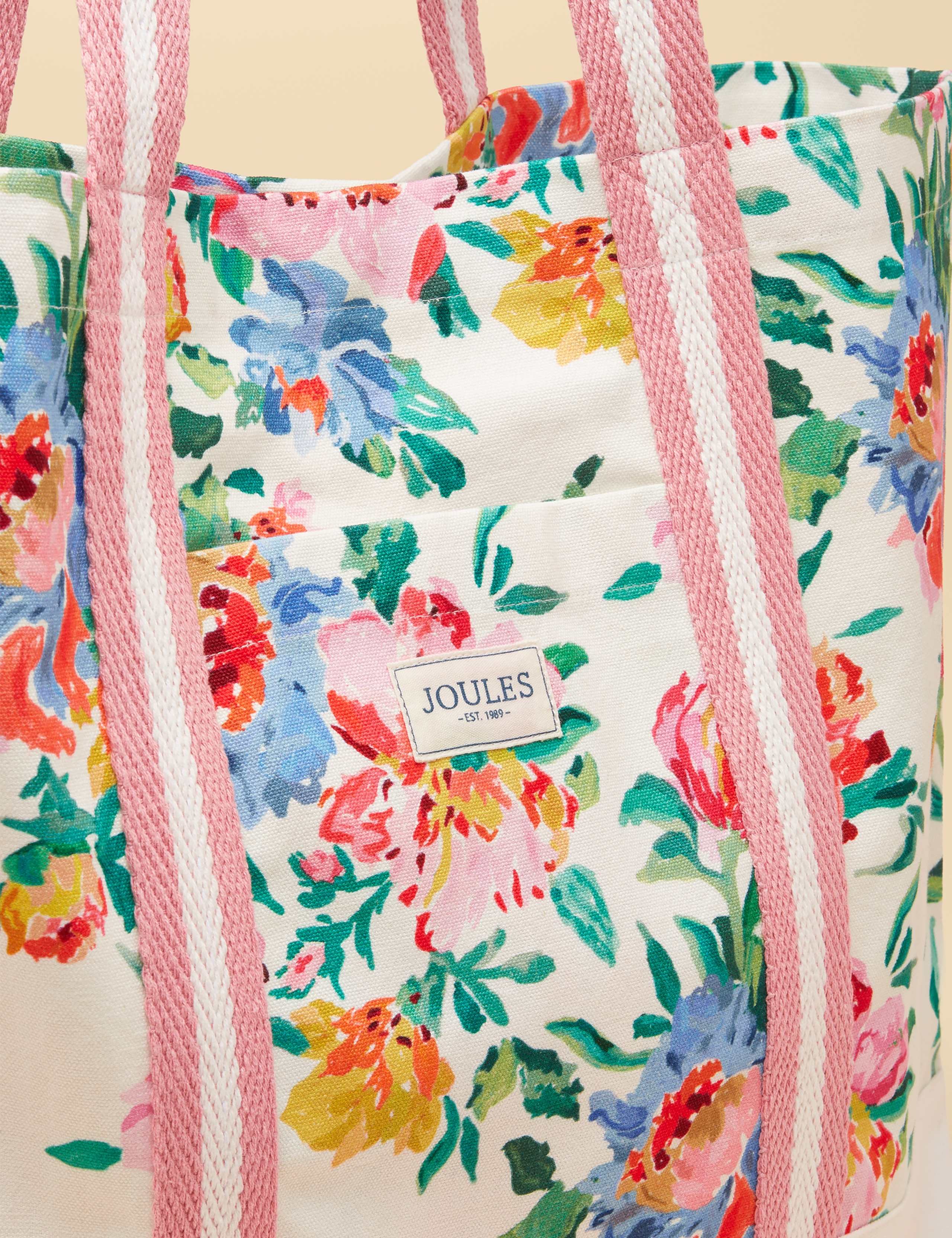 Pure Cotton Canvas Ditsy Floral Tote Bag 4 of 9
