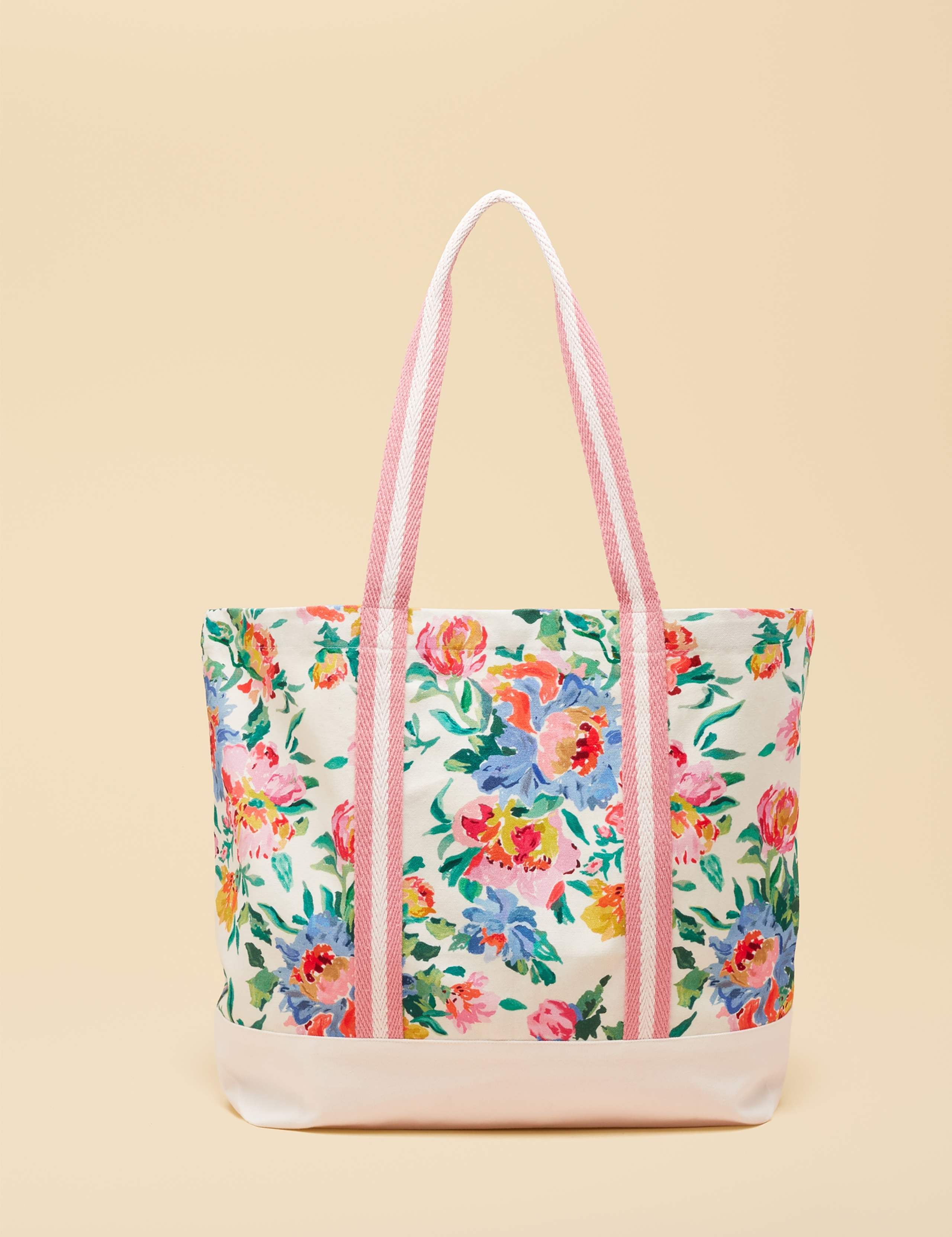 Pure Cotton Canvas Ditsy Floral Tote Bag 9 of 9