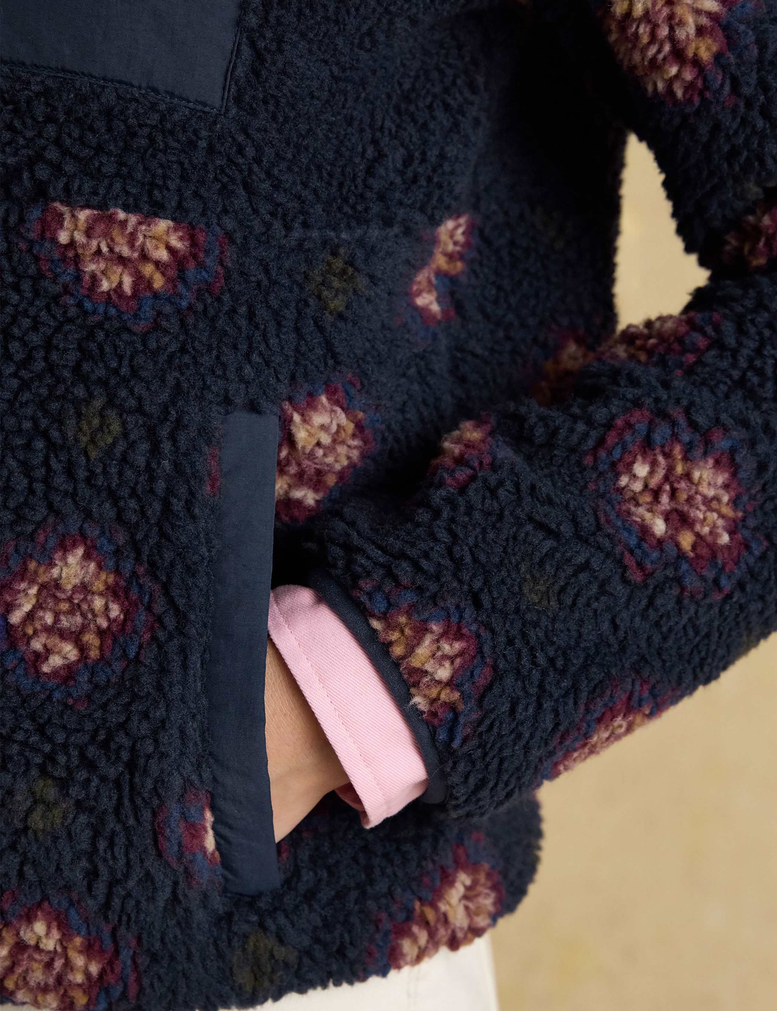 Textured Fleece Jacket 10 of 10