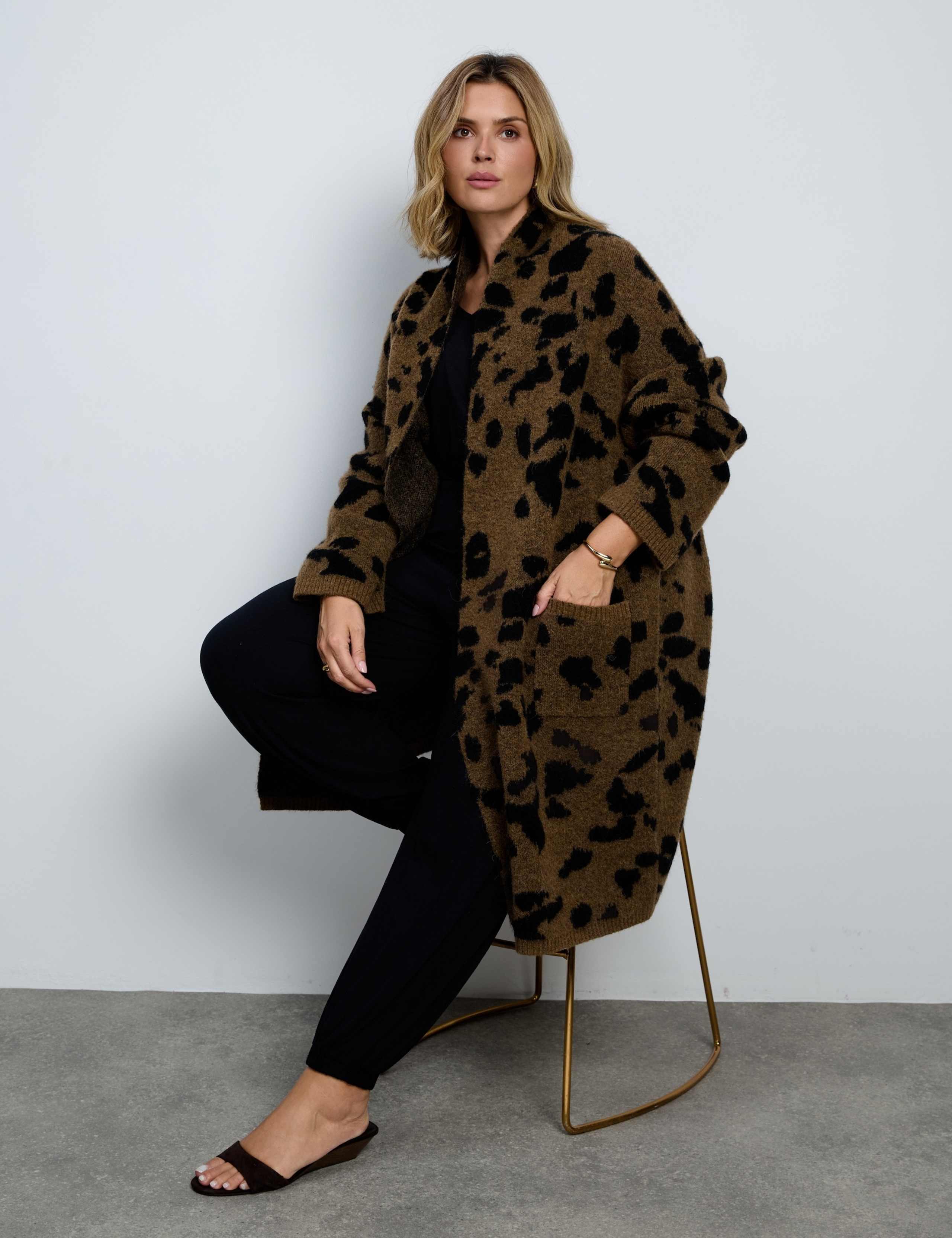 Animal Print Coatigan 7 of 8