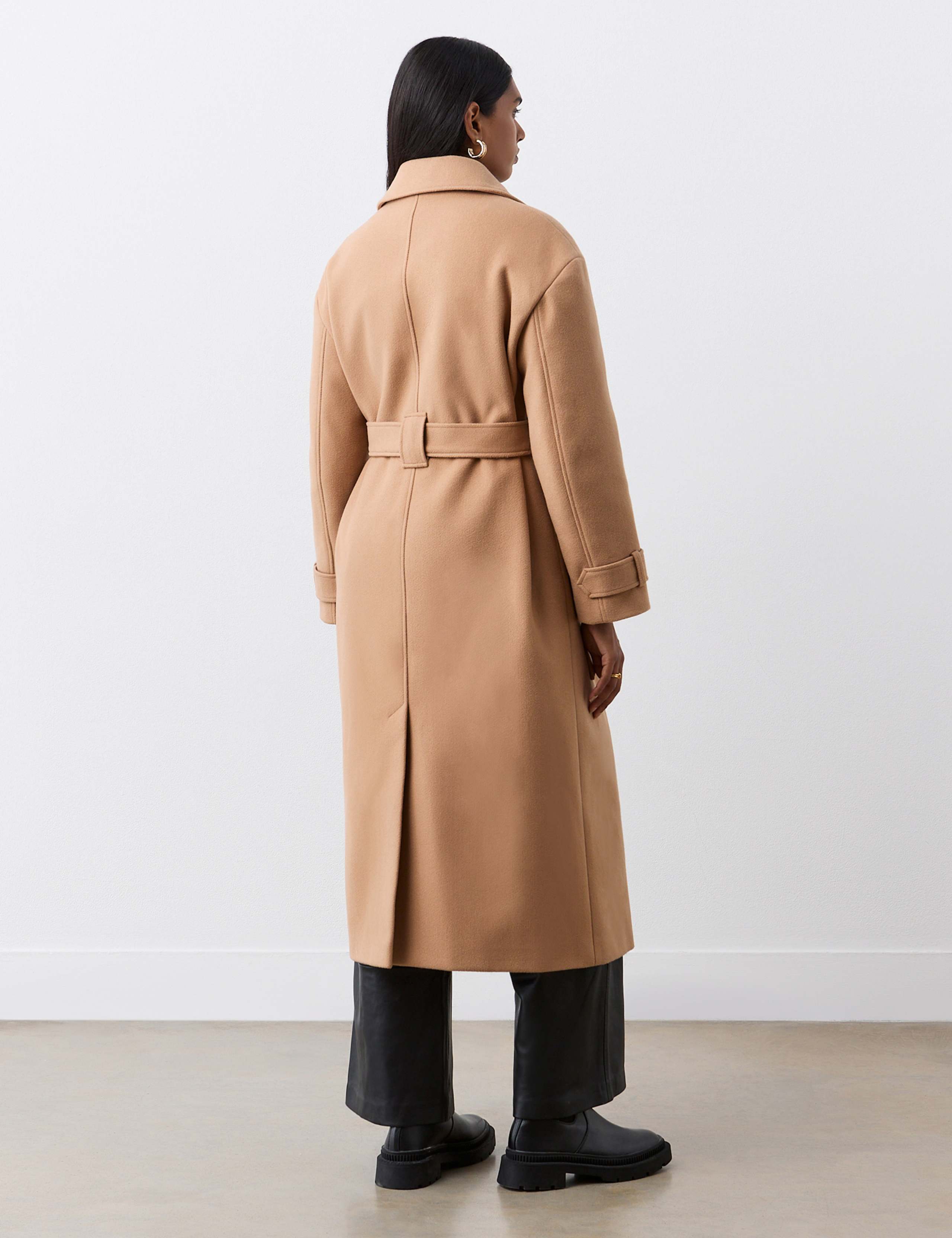 Belted Longline Coat 2 of 5