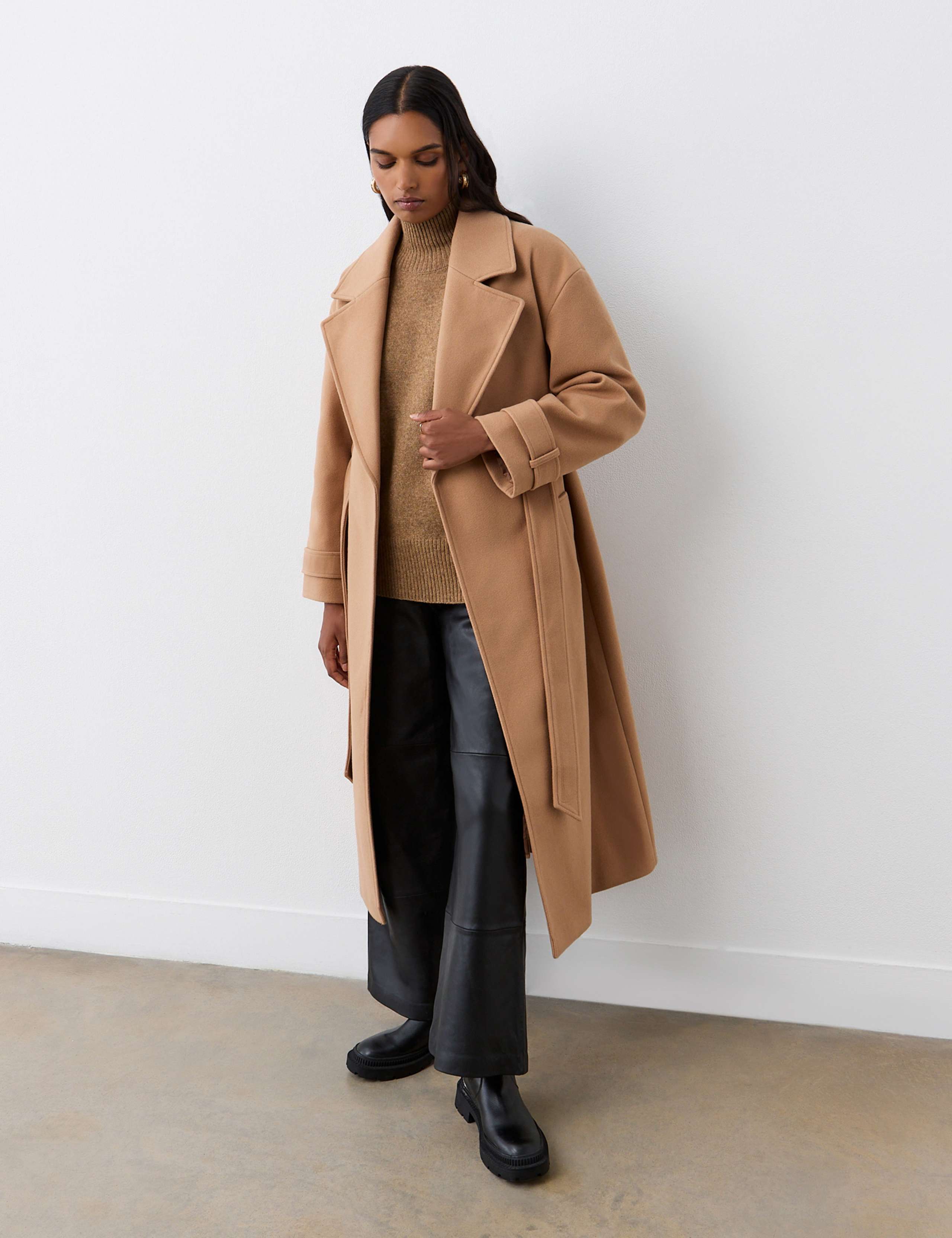 Belted Coat Coats For Women Asda Longline Coat Ladies Padded