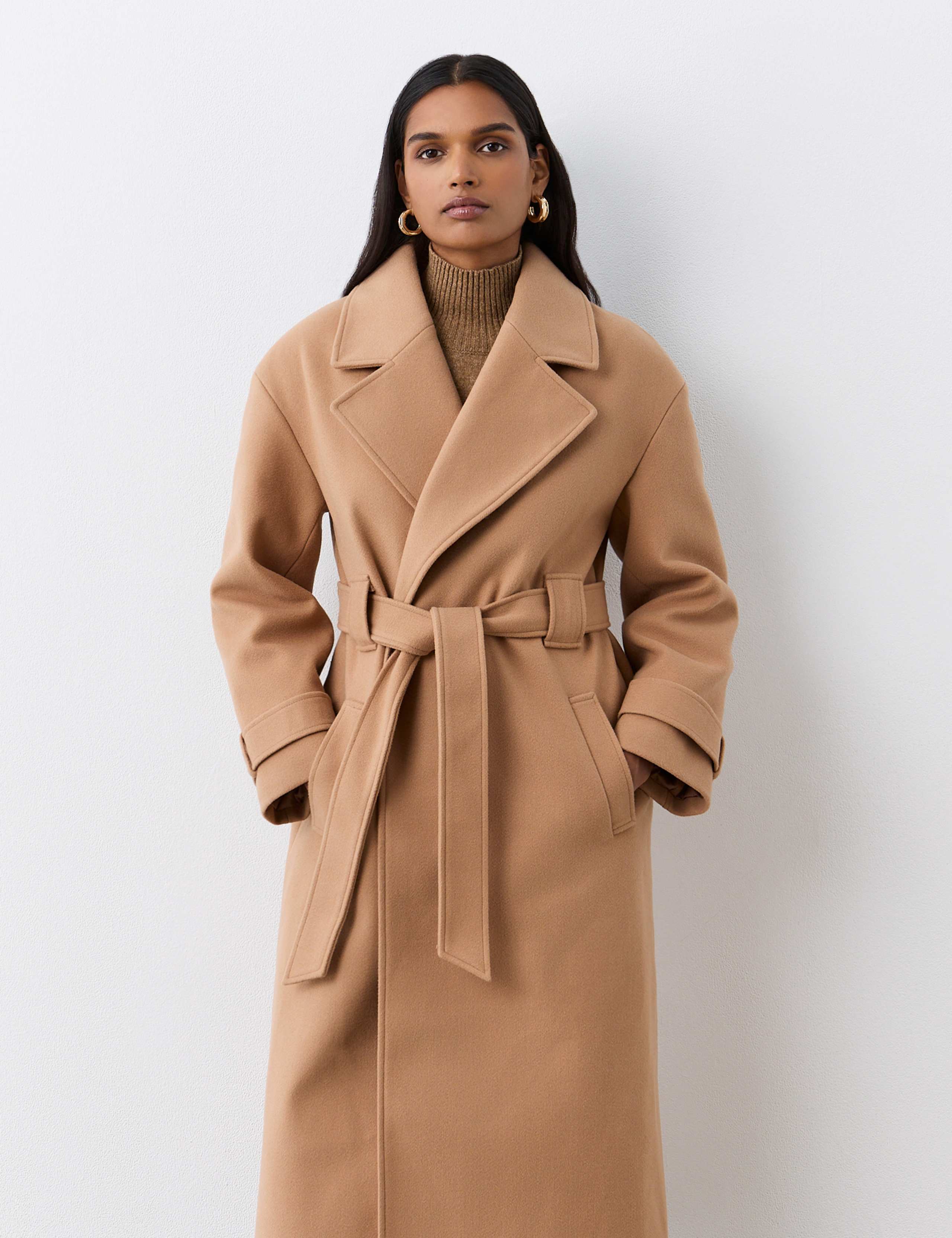 Belted Longline Coat 5 of 5