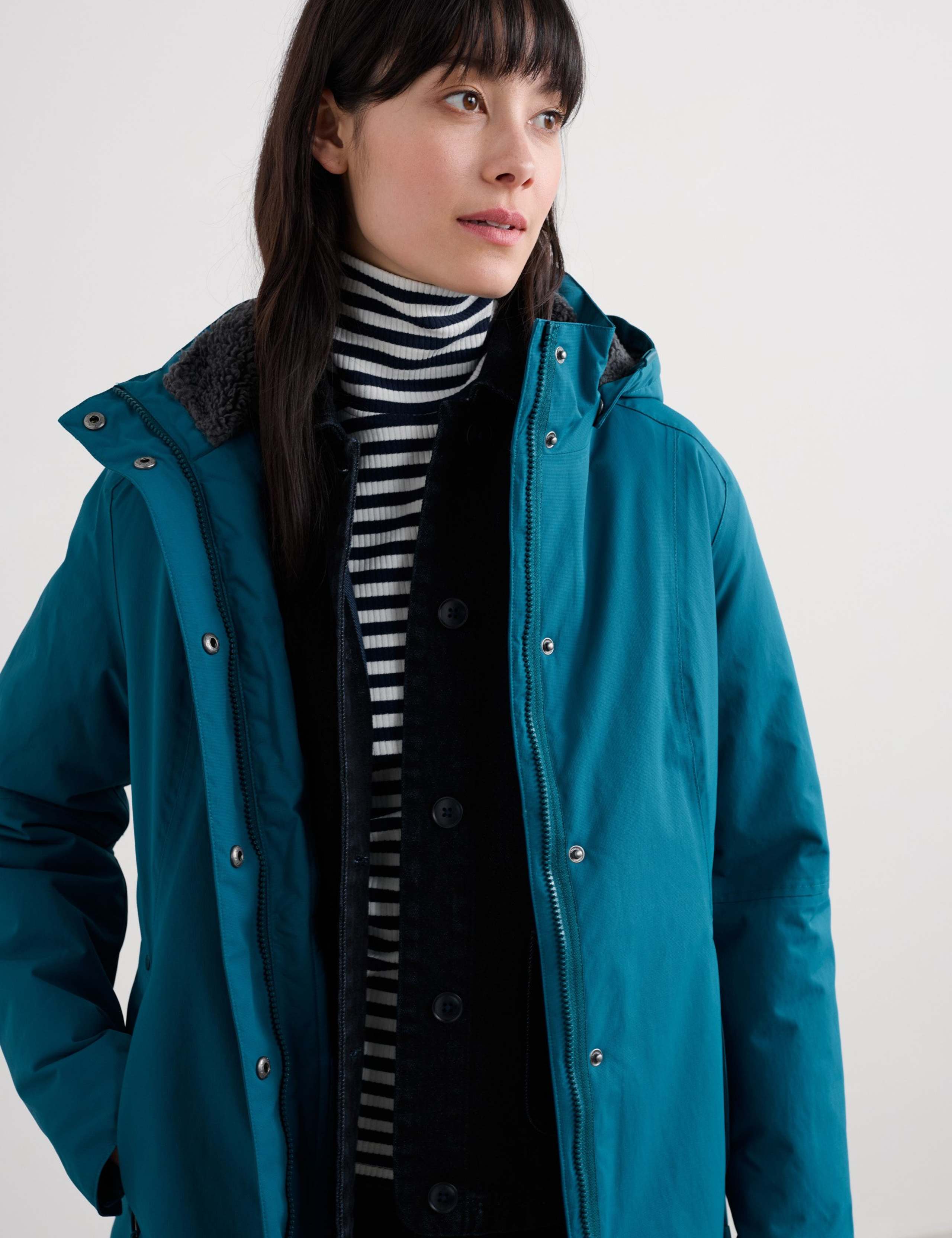 Waterproof  Relaxed Fit Raincoat 4 of 5