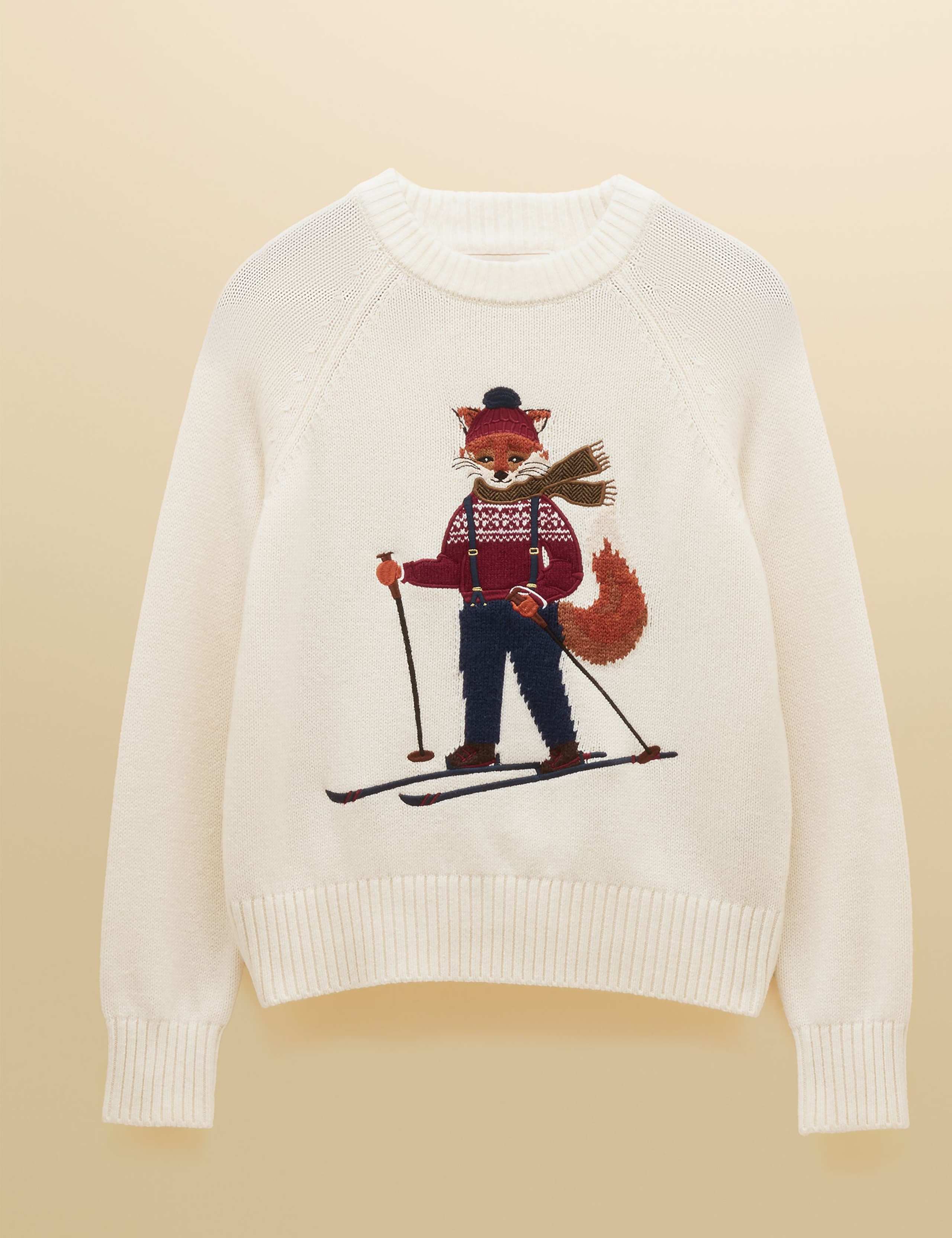 Cotton Rich Skiing Fox Crew Neck Jumper 2 of 8