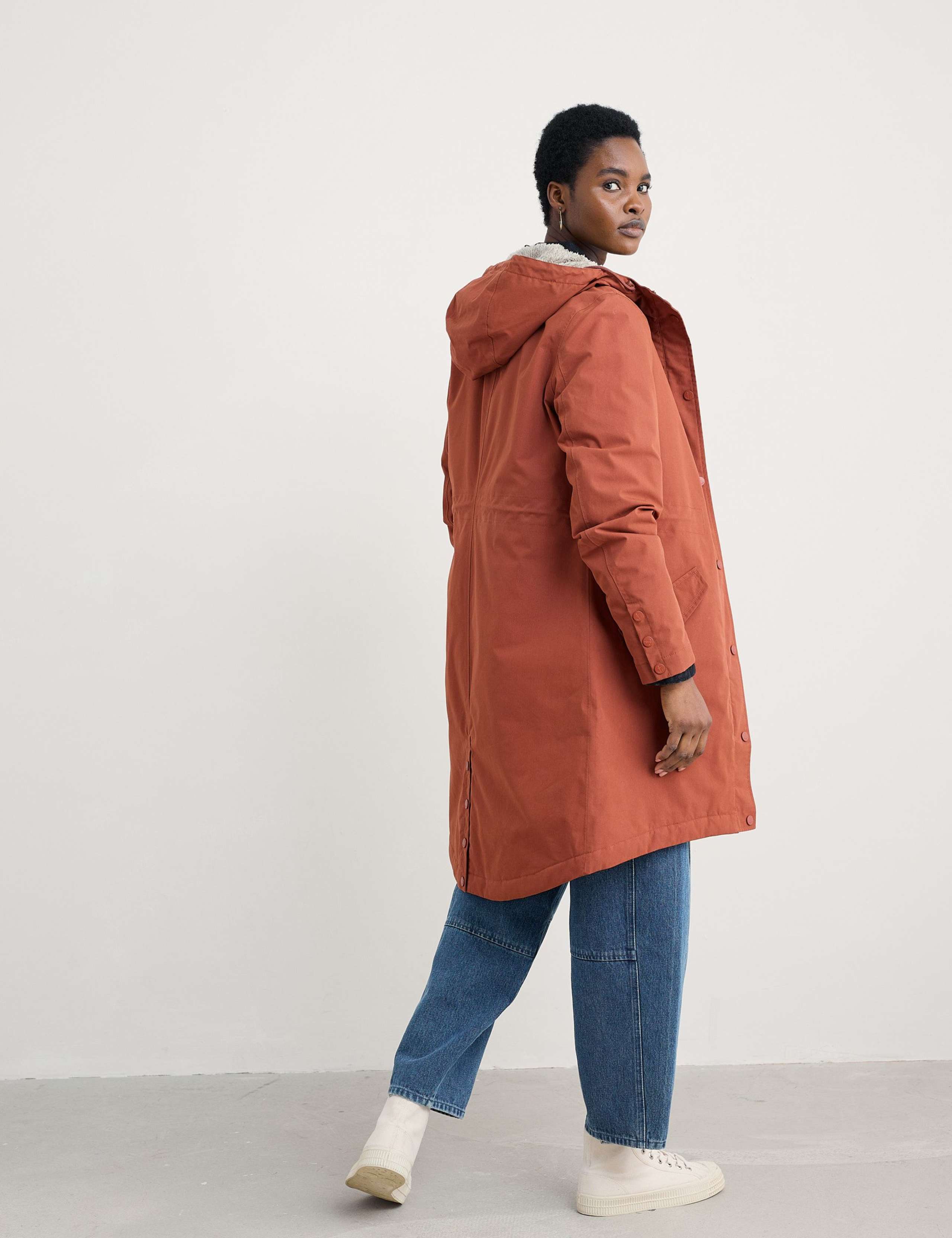 Cotton Rich Hooded Raincoat 3 of 5