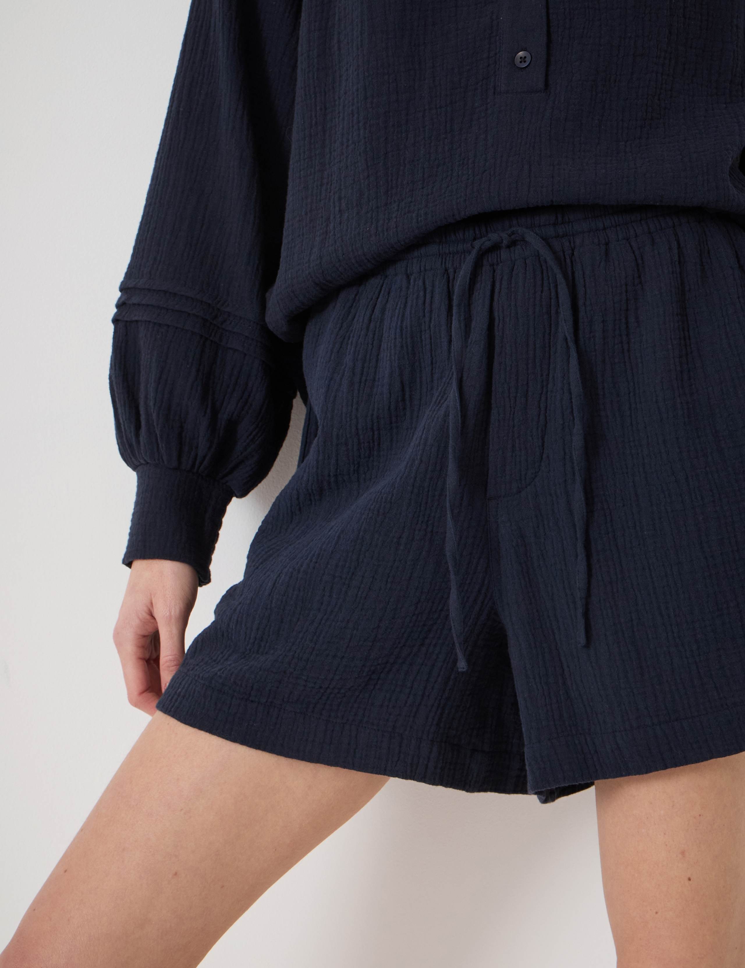 Pure Cotton Textured Pull On Shorts 5 of 5