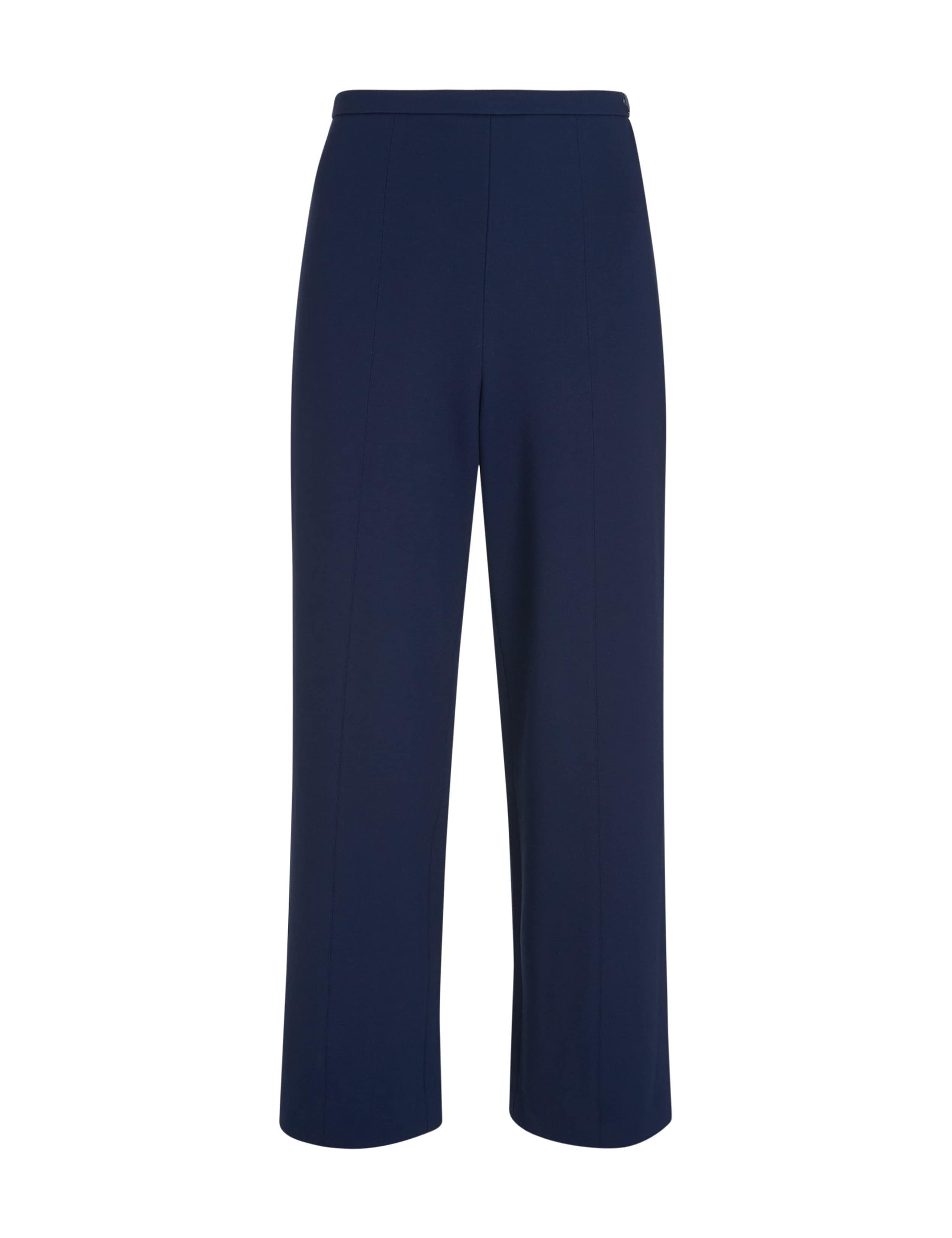 Side Zip Wide Leg Cropped Trousers 2 of 4