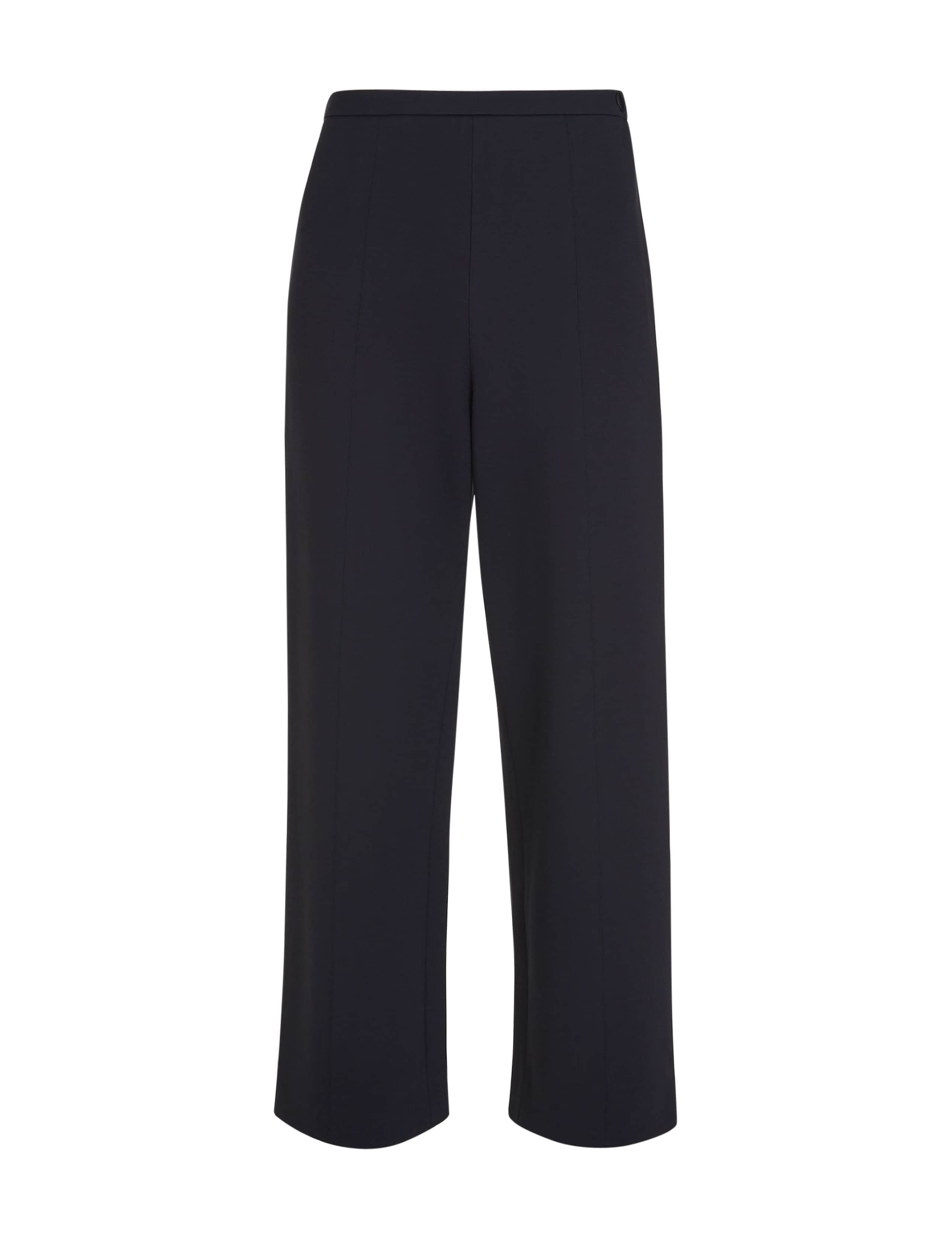 Side Zip Wide Leg Cropped Trousers 2 of 4