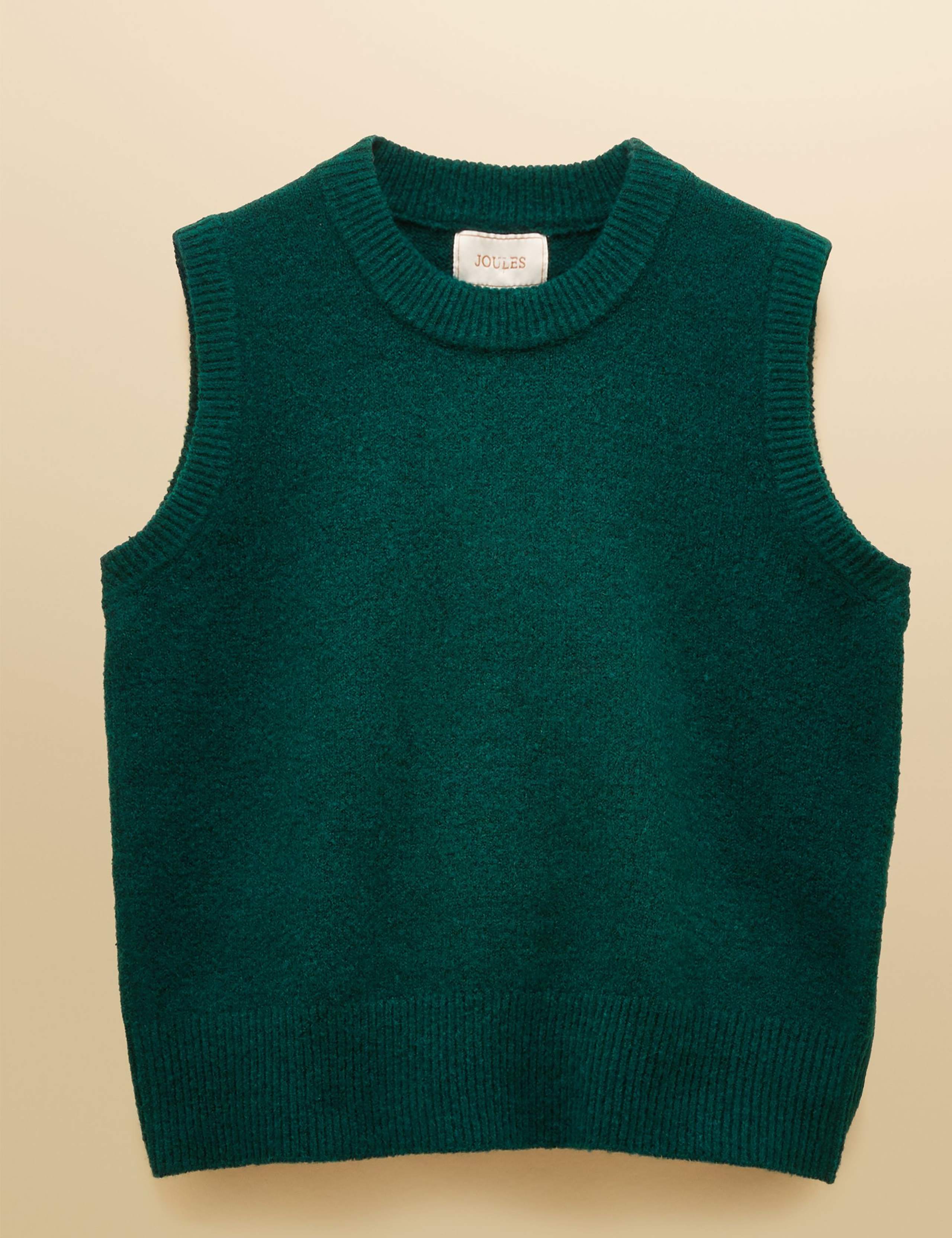 Crew Neck Knitted Vest 2 of 7