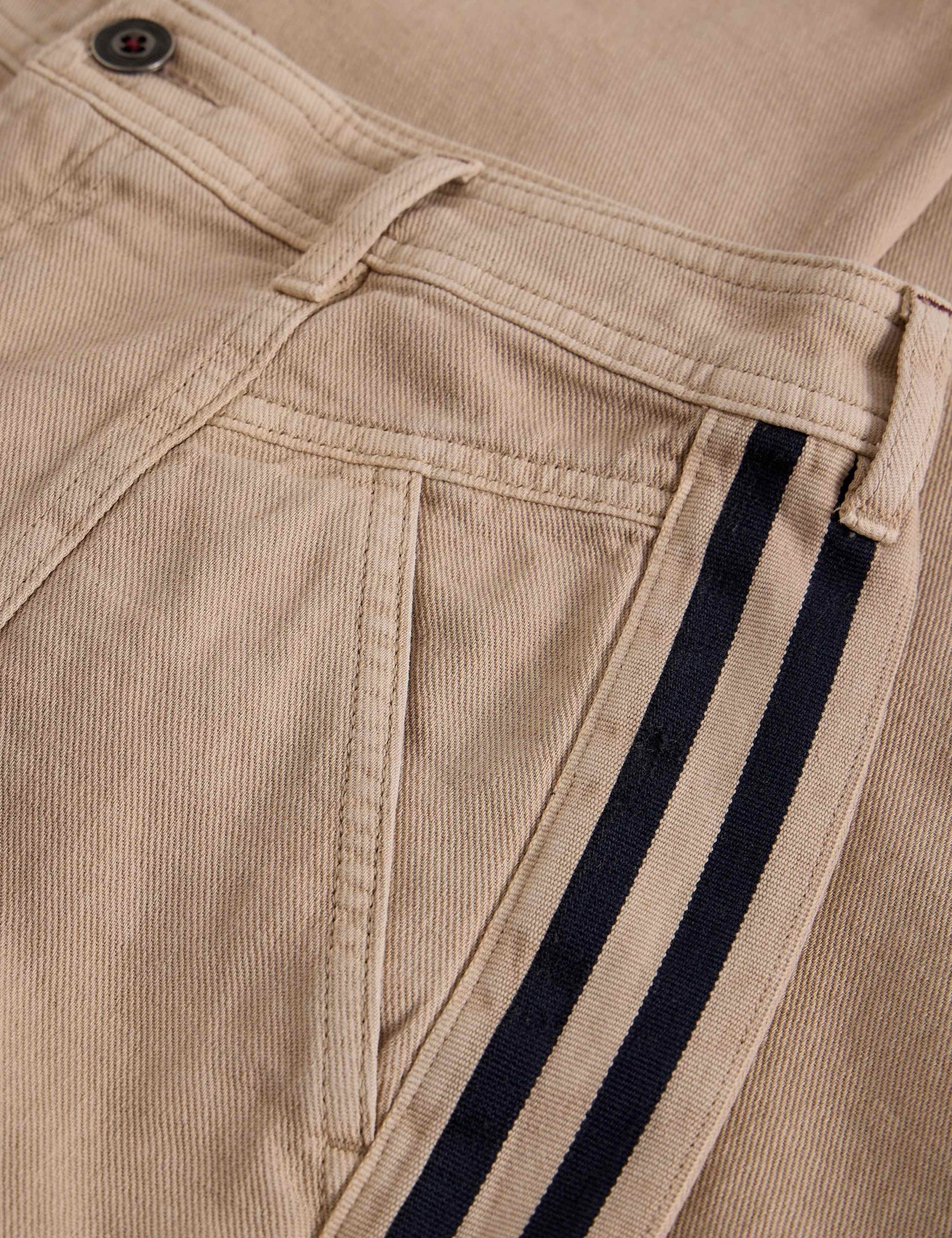 Pure Cotton Utility Barrel Leg Trousers 6 of 6
