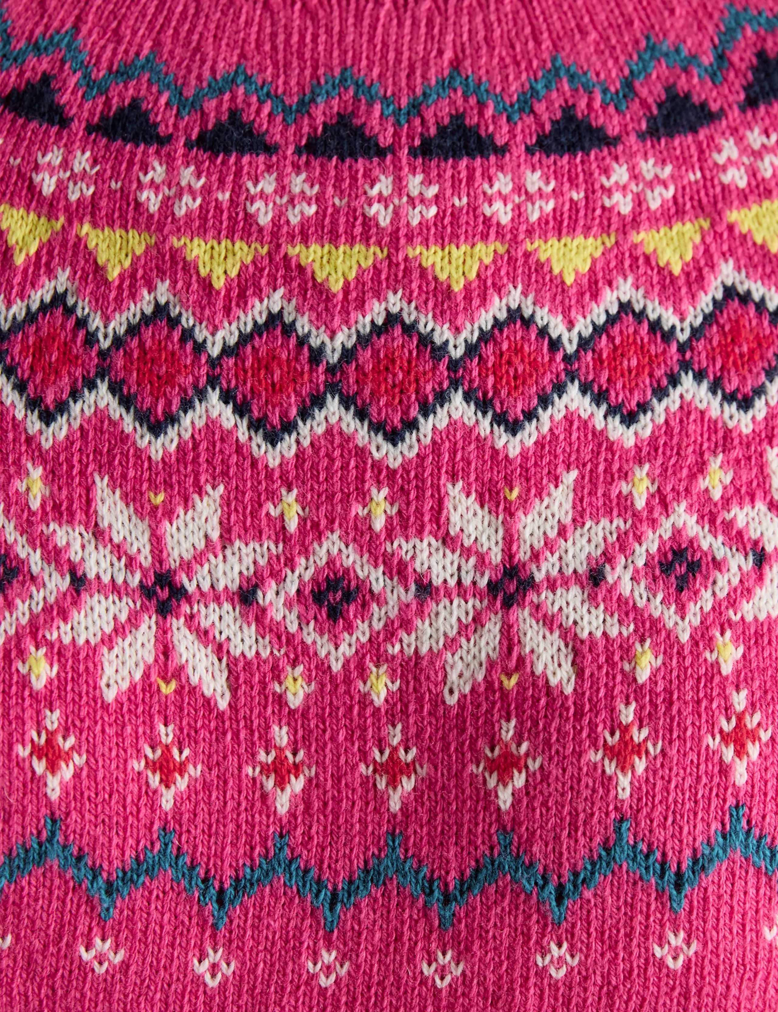 Cotton Rich High Neck Fair Isle Jumper 8 of 8