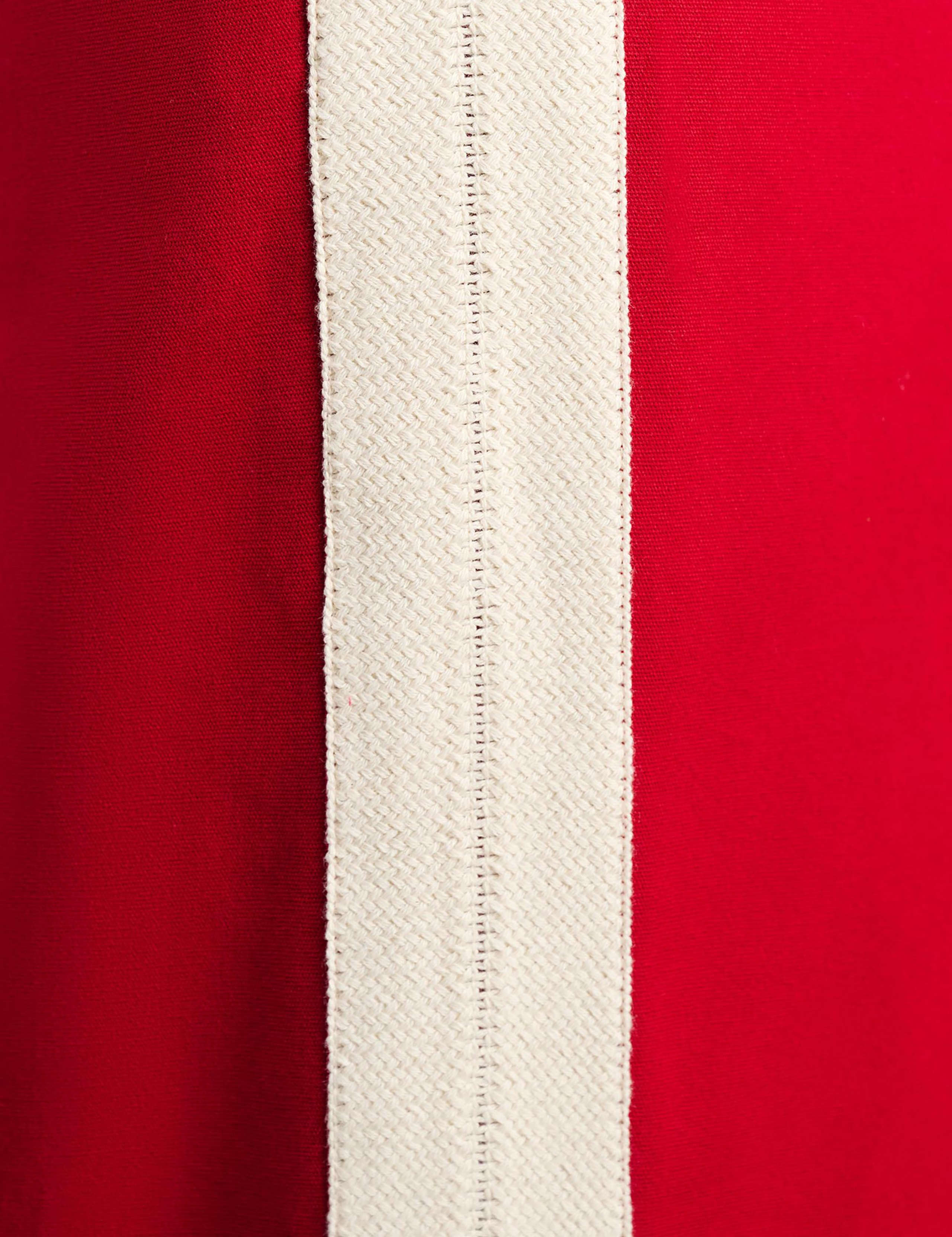 Pure Cotton Side Stripe Straight Leg Trousers 6 of 6