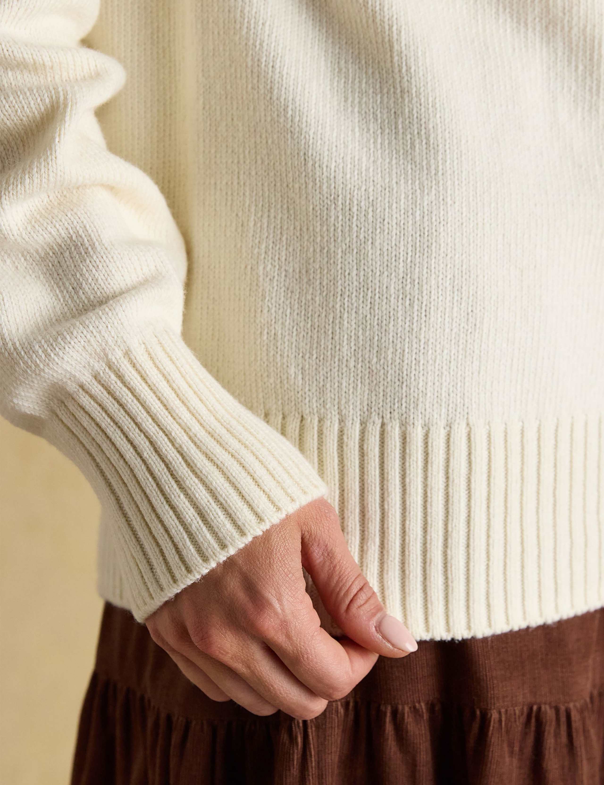 Cotton Rich Fair Isle Jumper with Wool 8 of 8