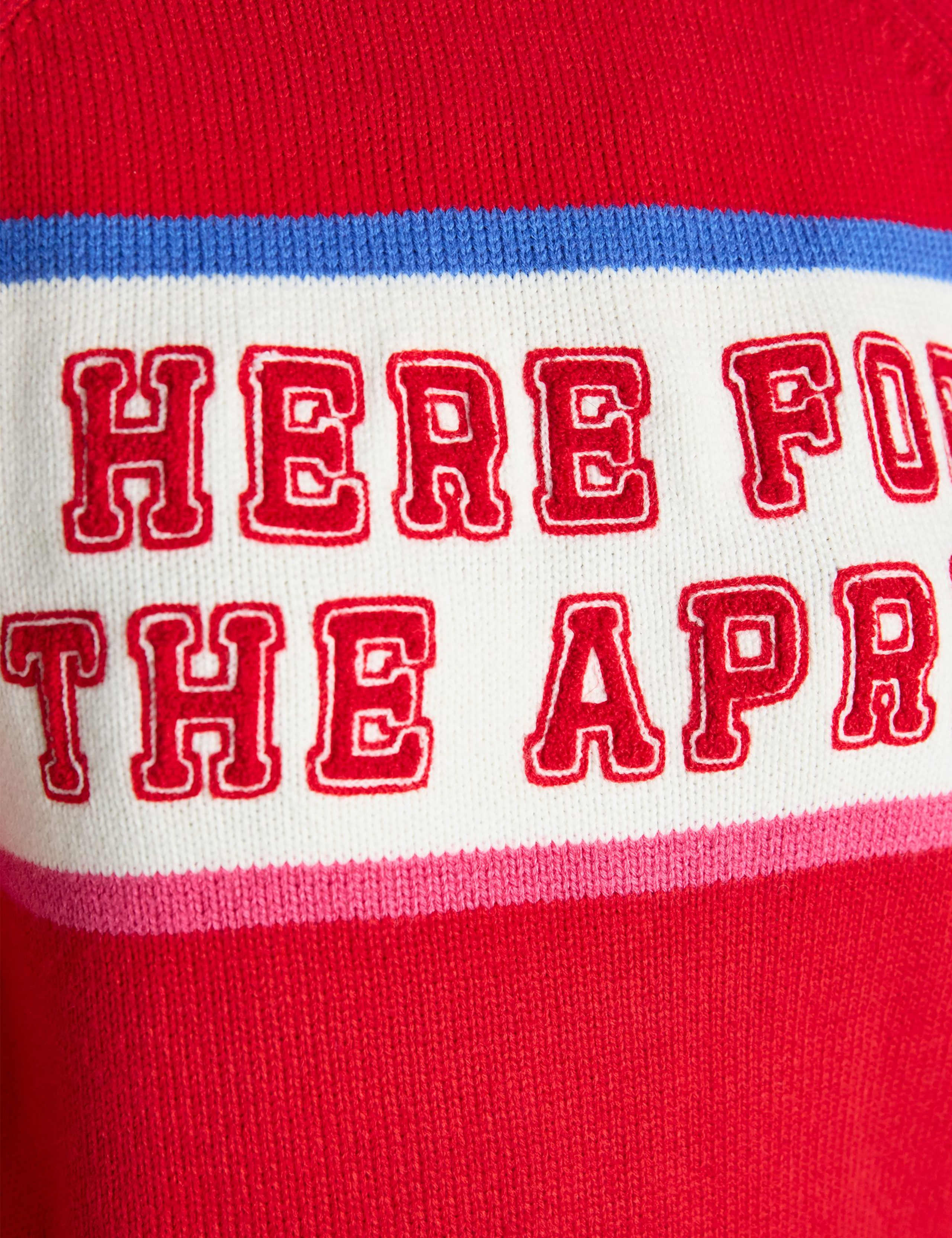 Slogan Crew Neck Jumper with Wool 8 of 8