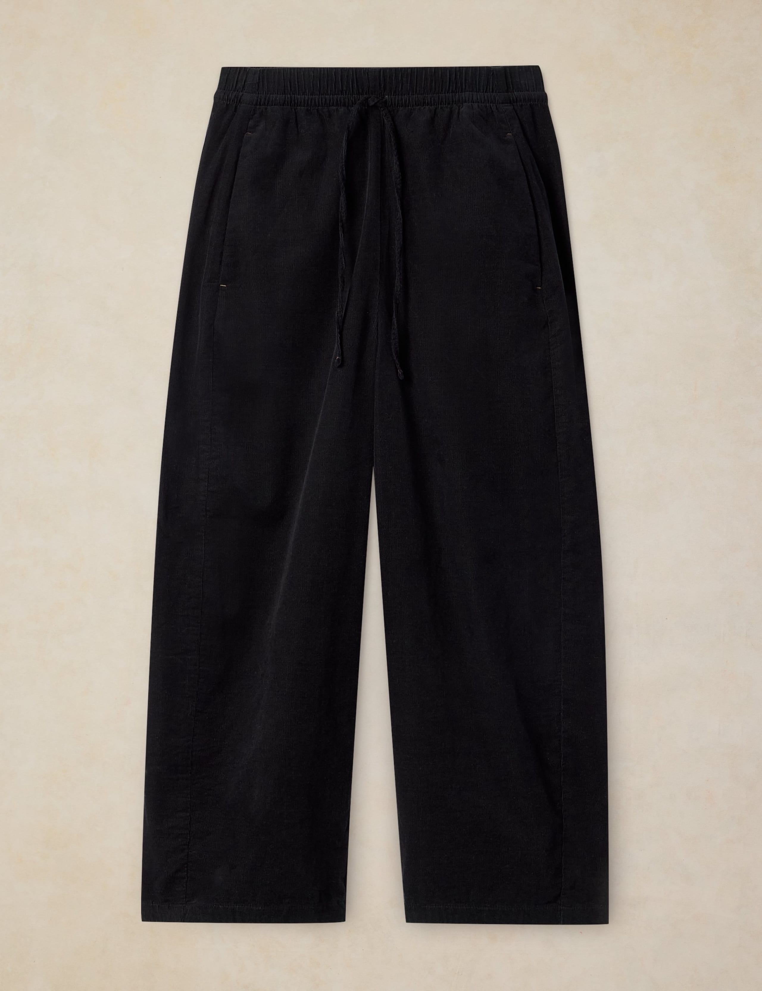 Cord Elasticated Waist Wide Leg Trousers 2 of 6