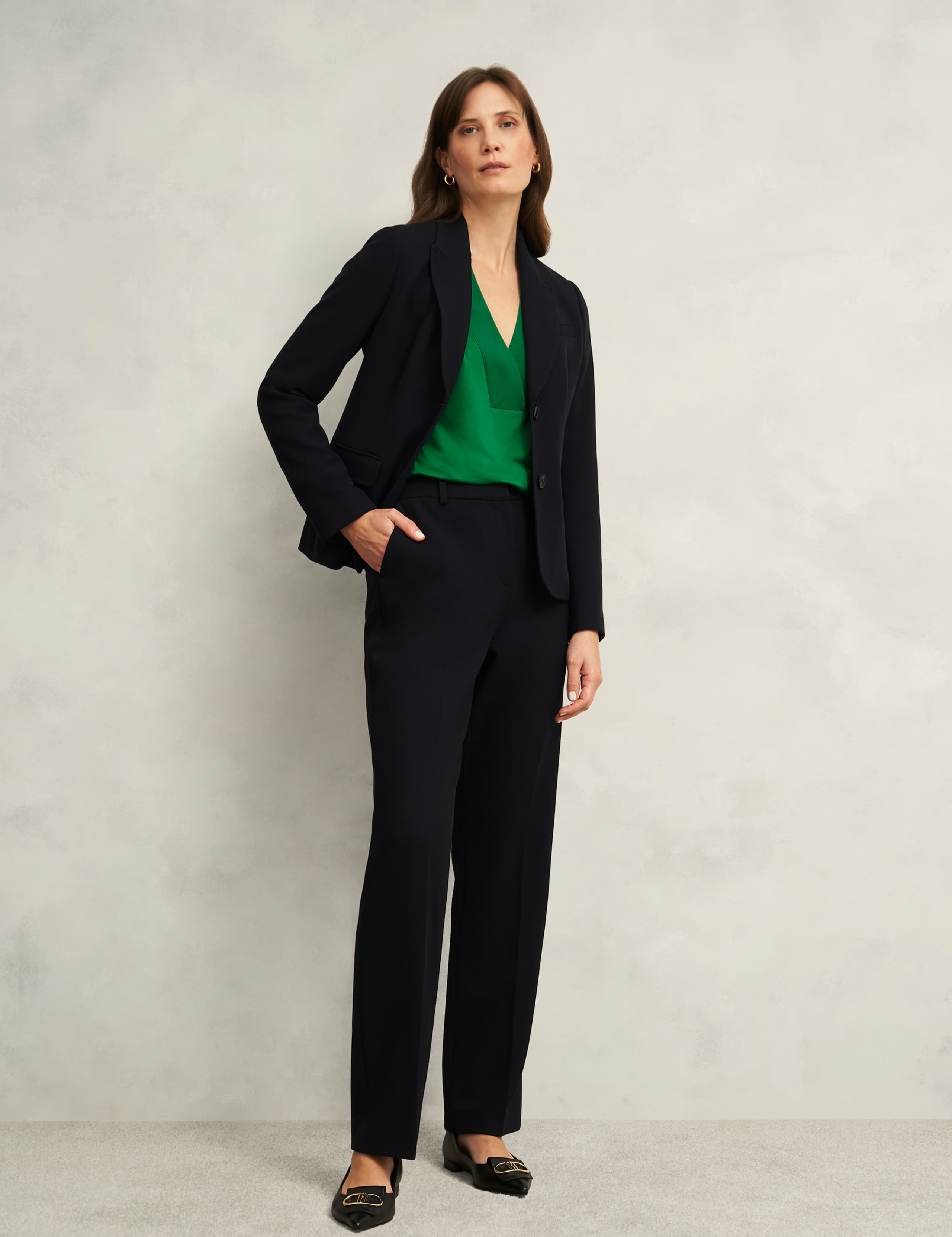 V-Neck Cap Sleeve Blouse 6 of 6