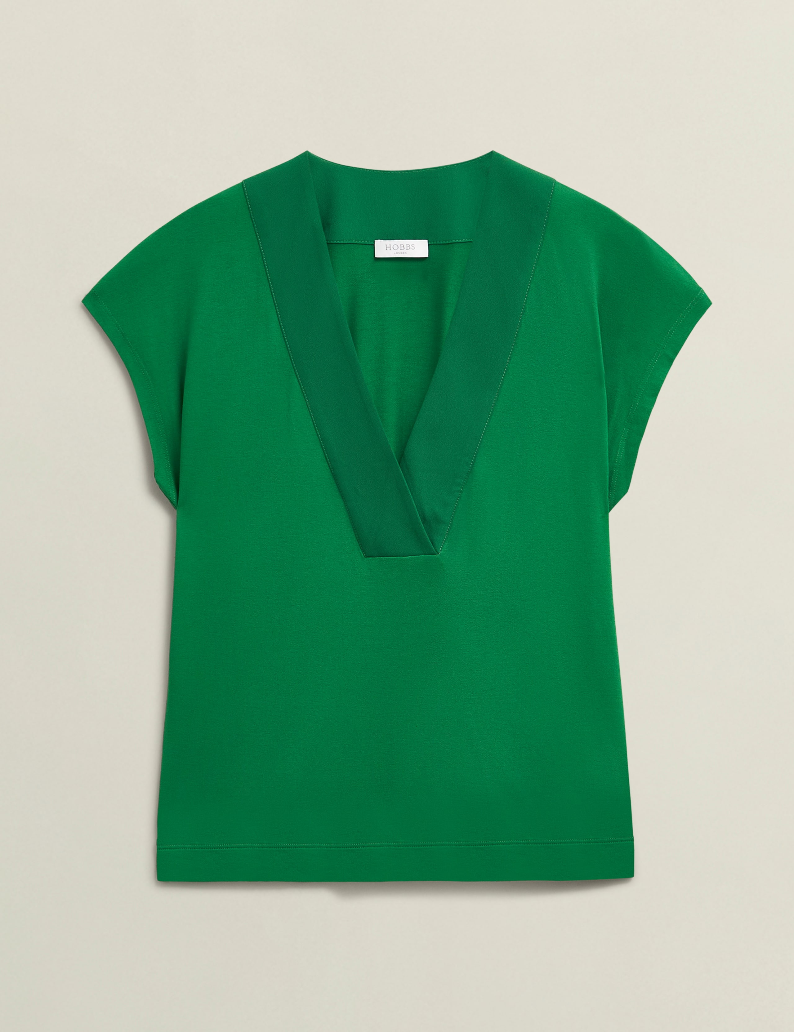 V-Neck Cap Sleeve Blouse 2 of 6