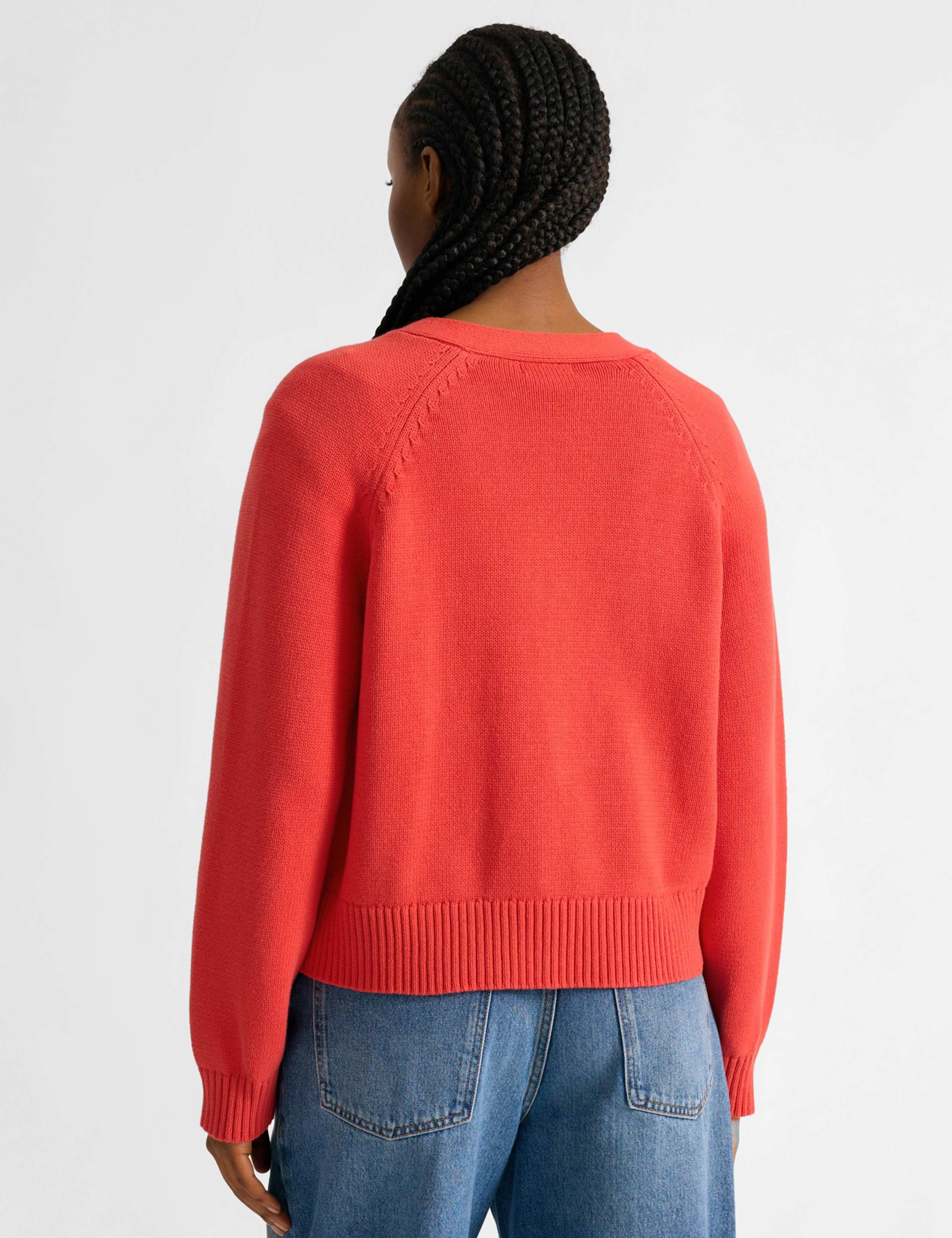 Pure Cotton V-Neck Cardigan 3 of 4