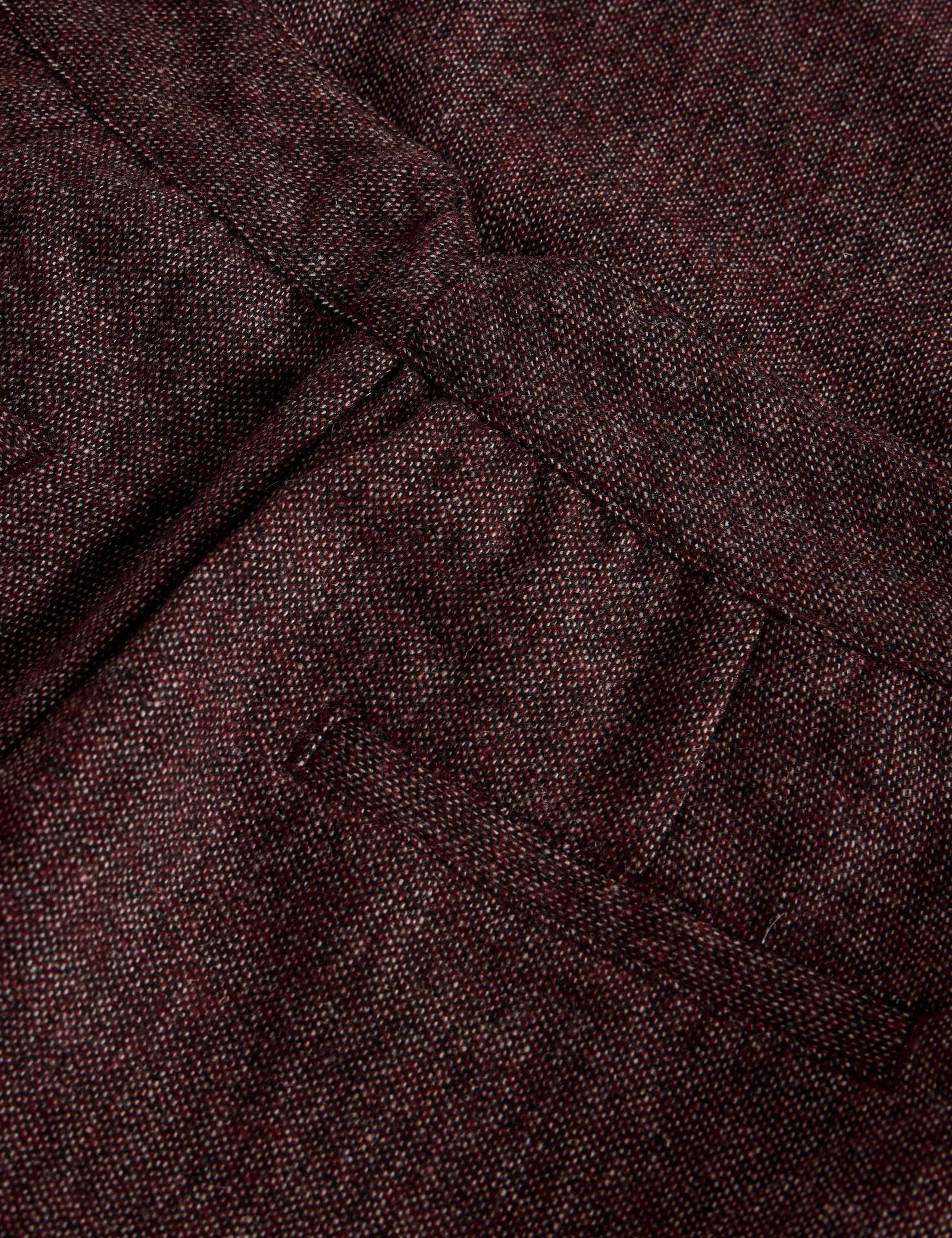 Wool Blend Tweed Wide Leg Trousers 6 of 6