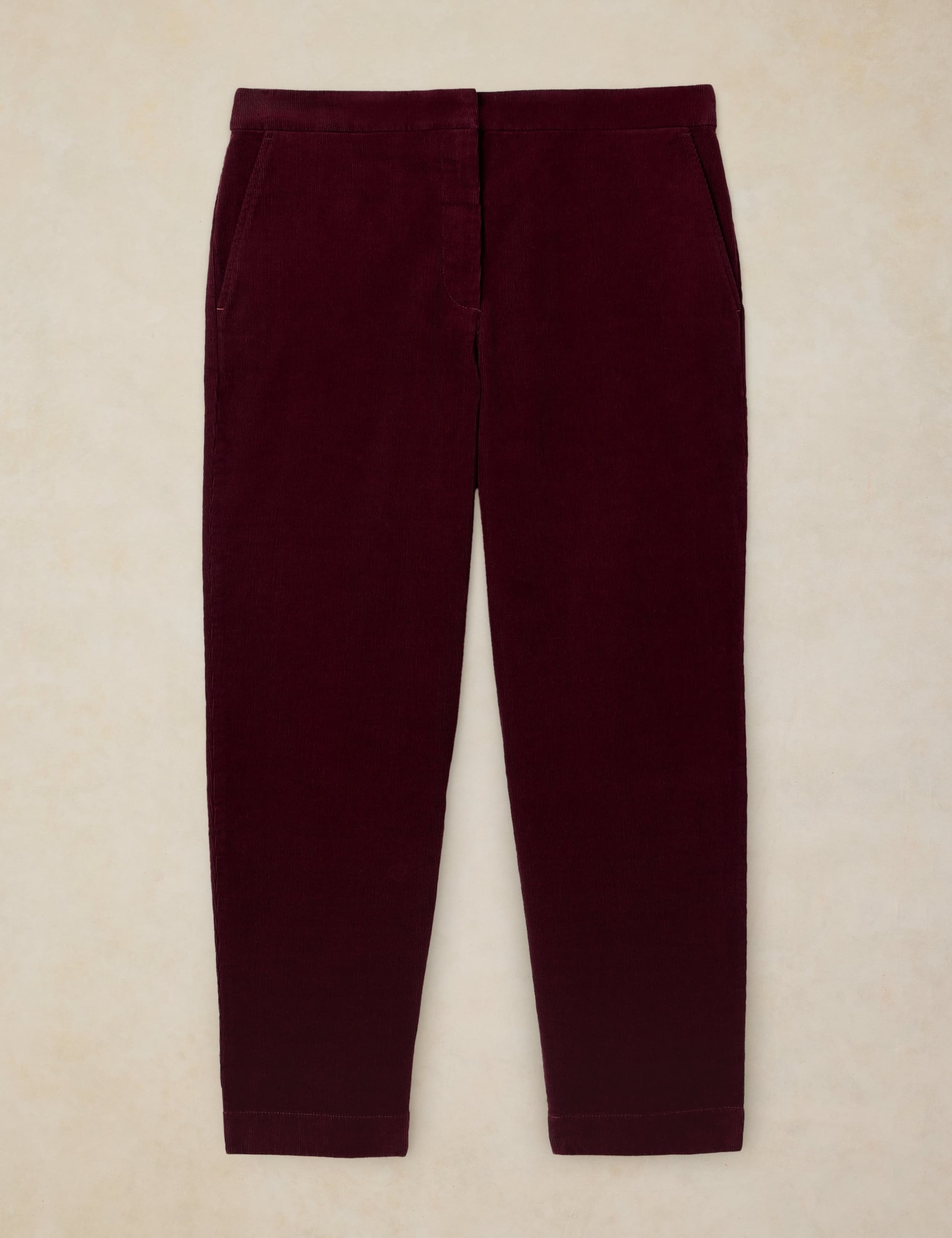 Cord Straight Leg Cropped Trousers 2 of 6