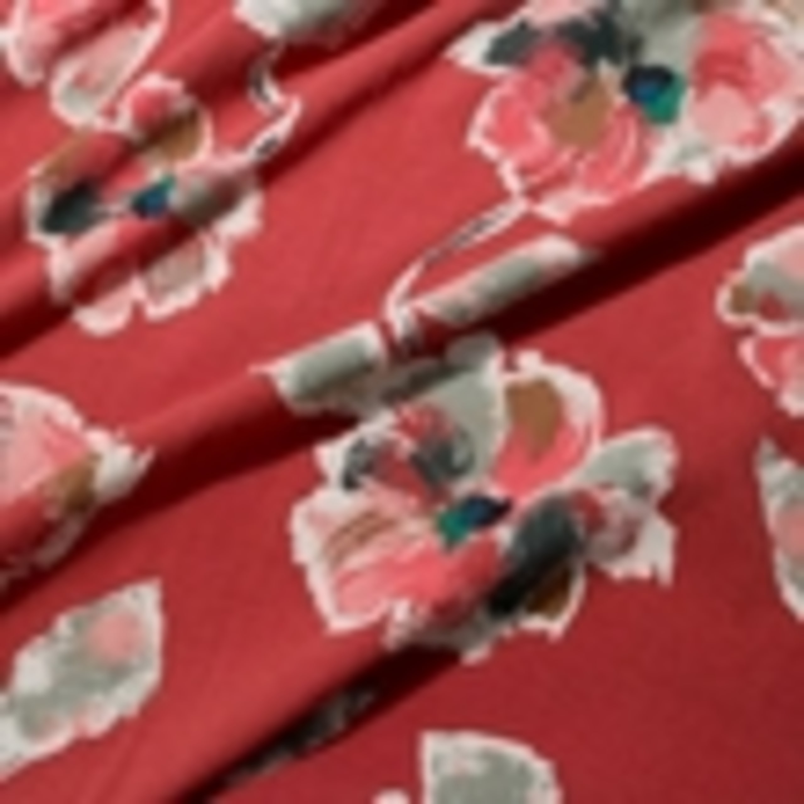 Cotton Rich Floral V-Neck Midi Skater Dress 6 of 6
