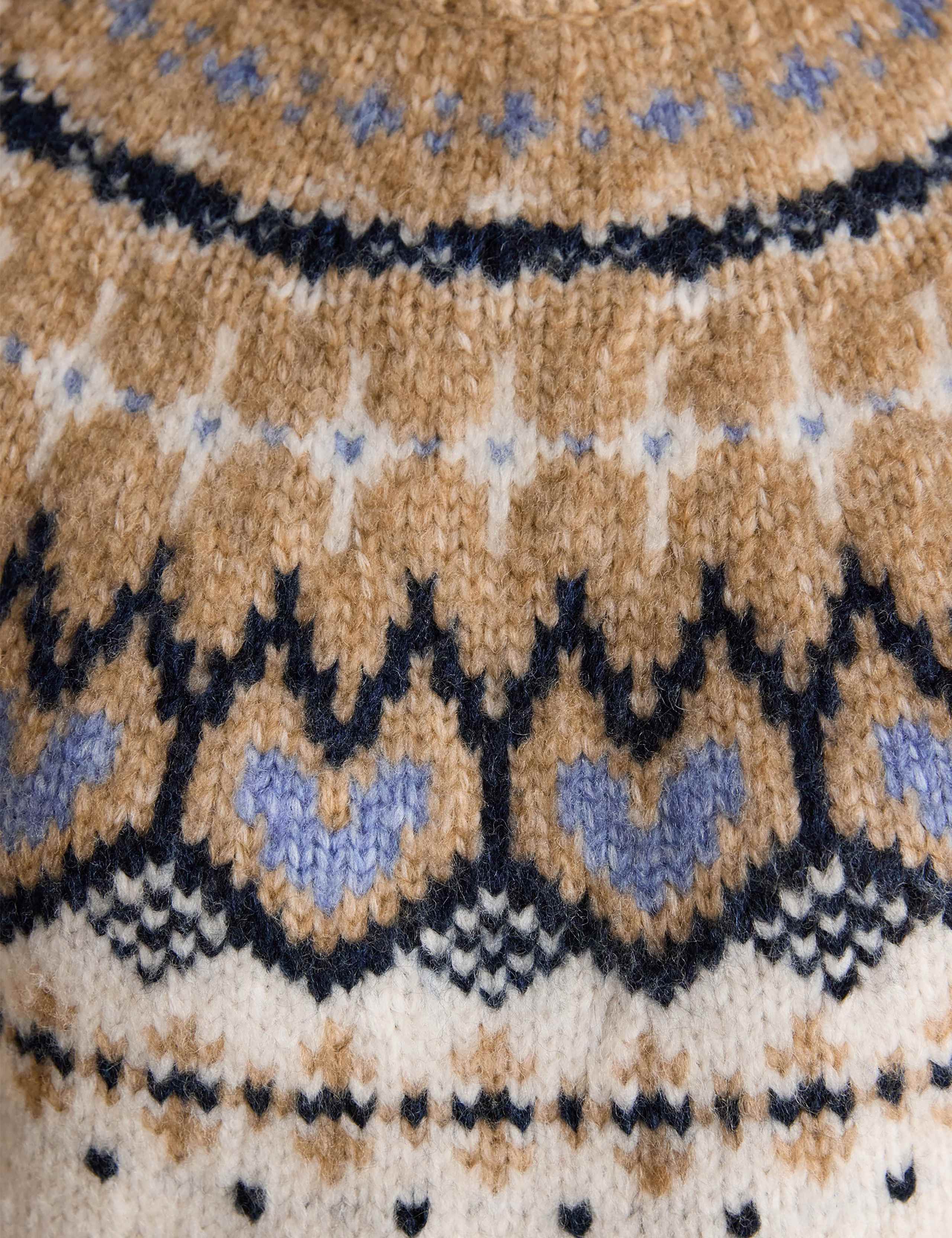 Fair Isle Crew Neck Jumper with Wool 8 of 8