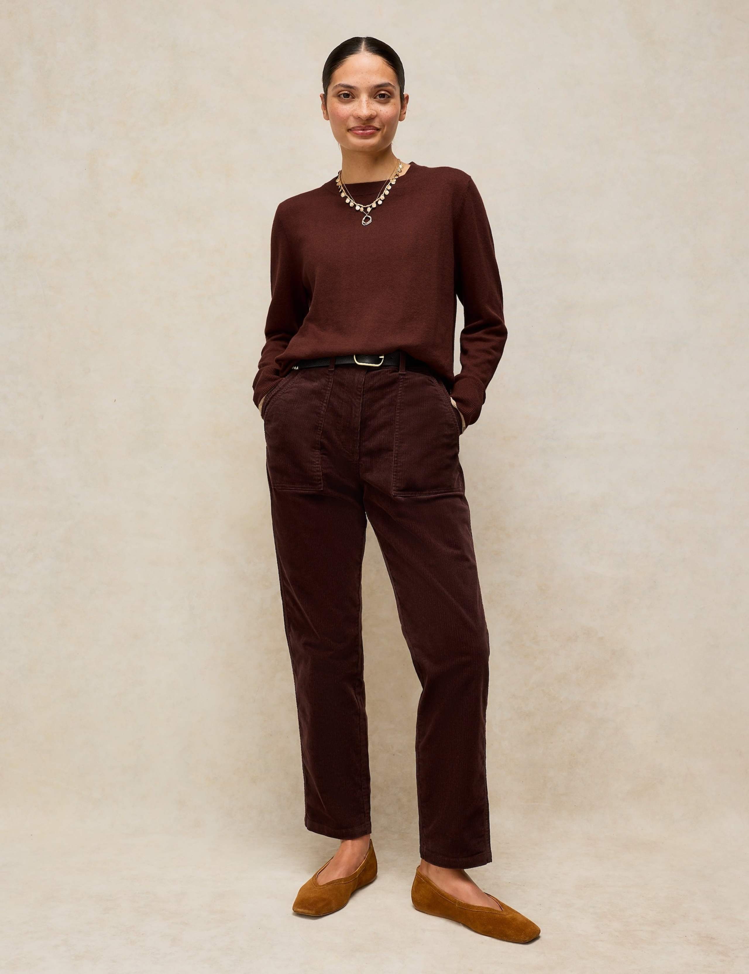 Cotton with Merino Wool Crew Neck Jumper 3 of 6
