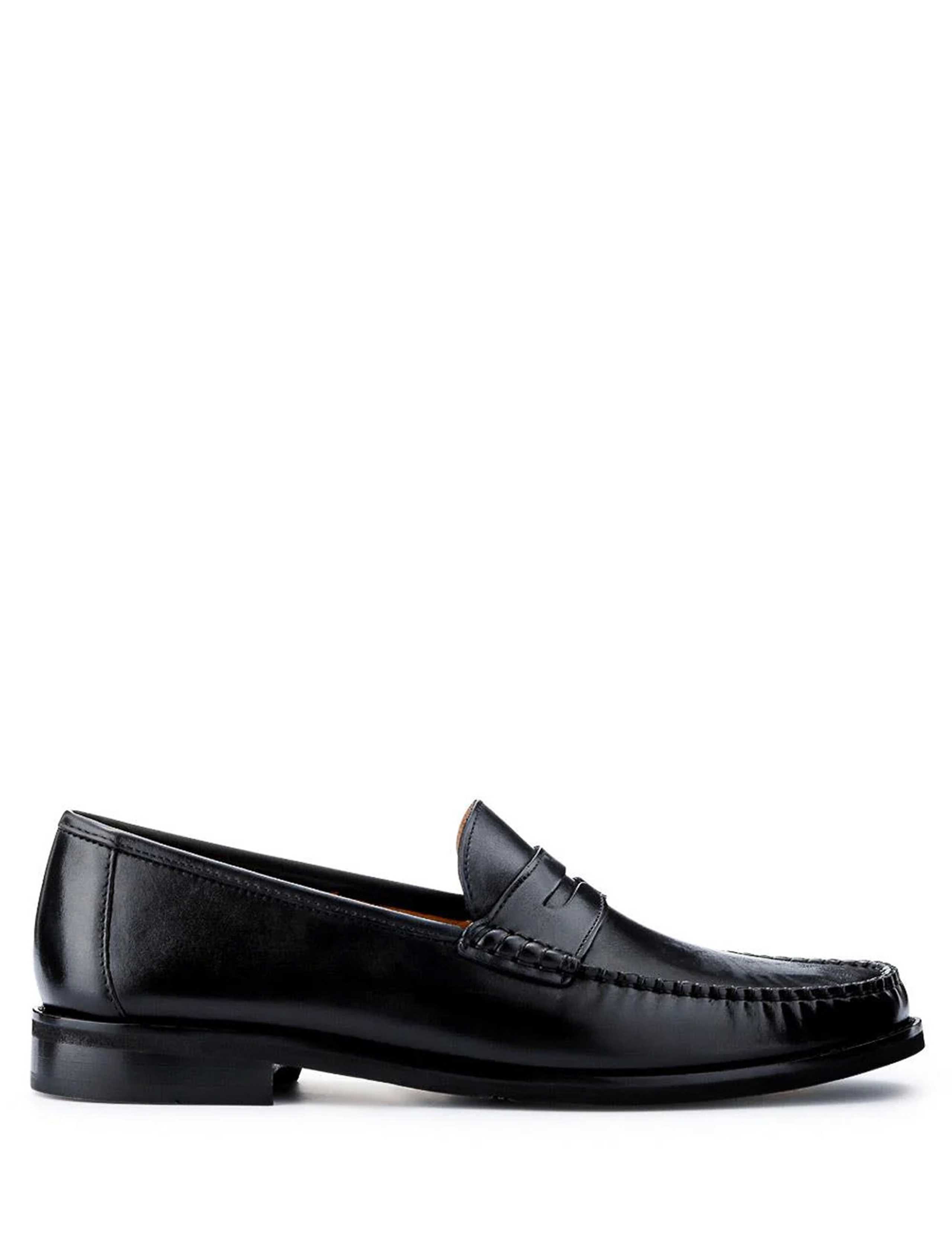 Leather Slip On Penny Loafers 2 of 6