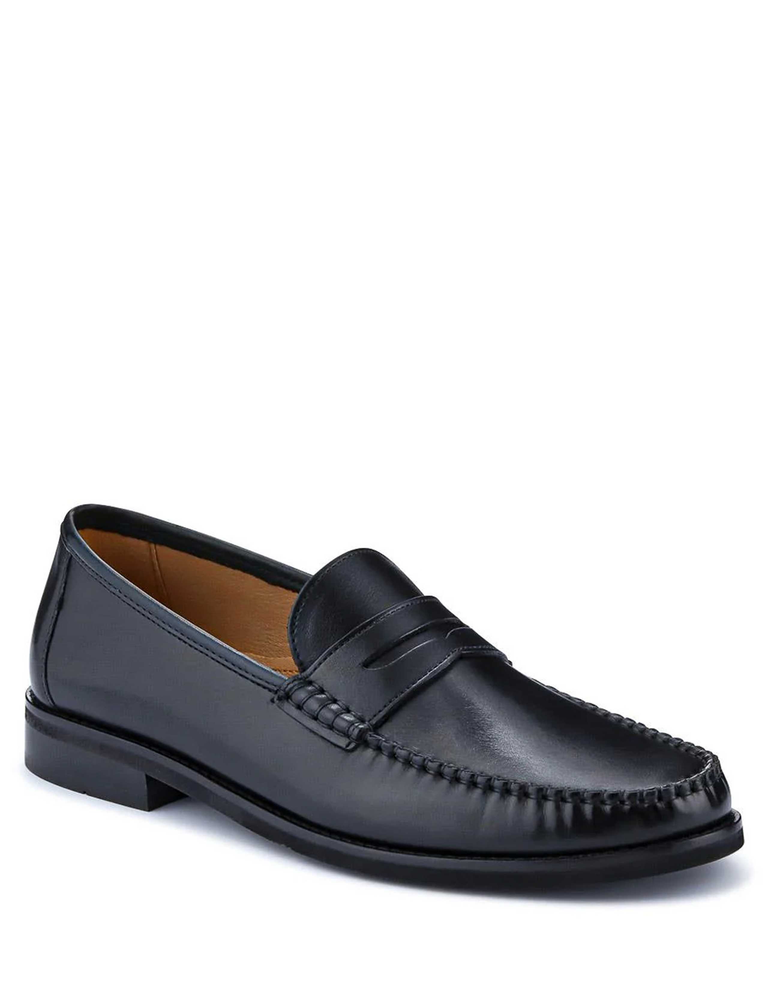 Leather Slip On Penny Loafers 4 of 6