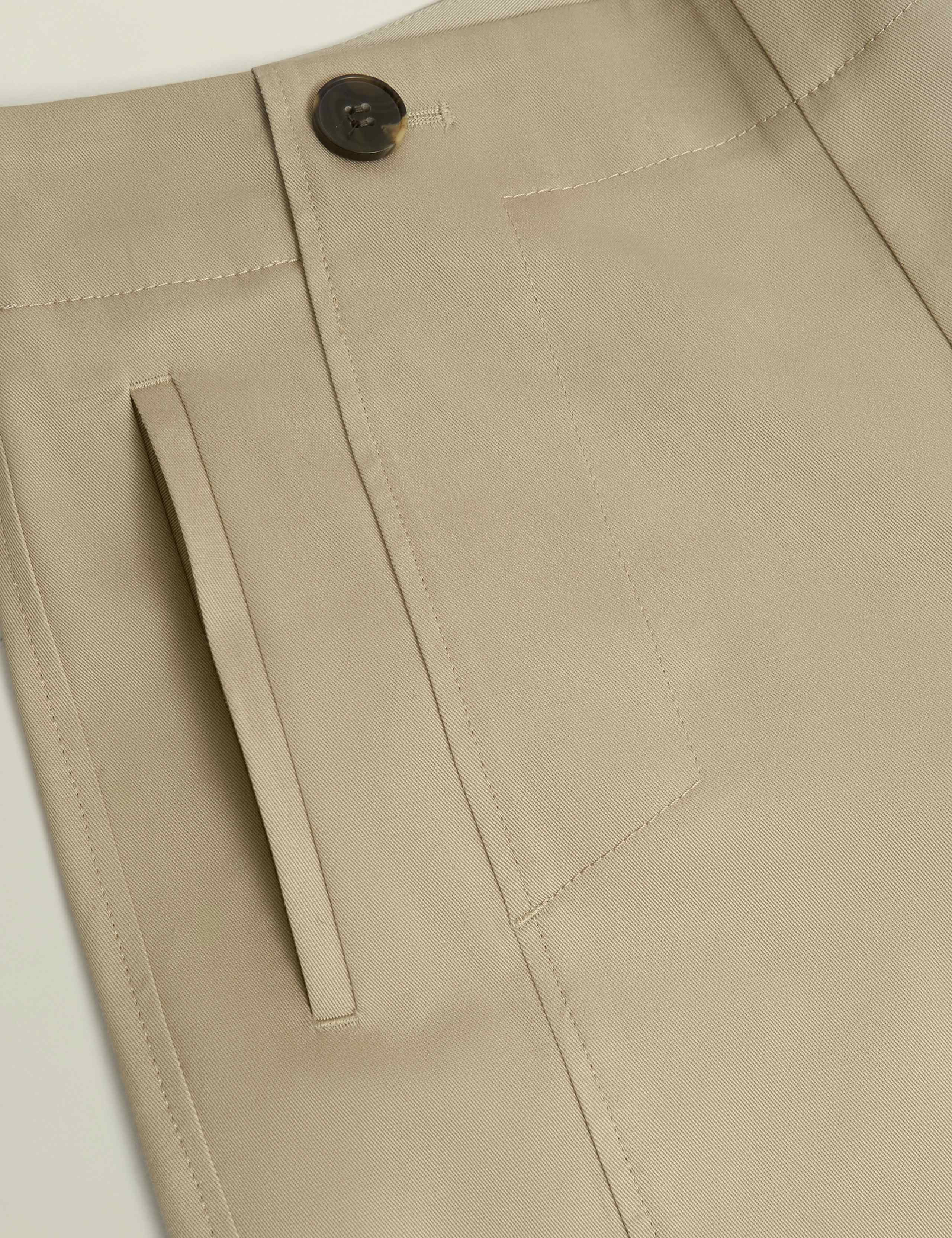 Kimmi Cotton Rich Wide Leg Cropped Trousers 8 of 8