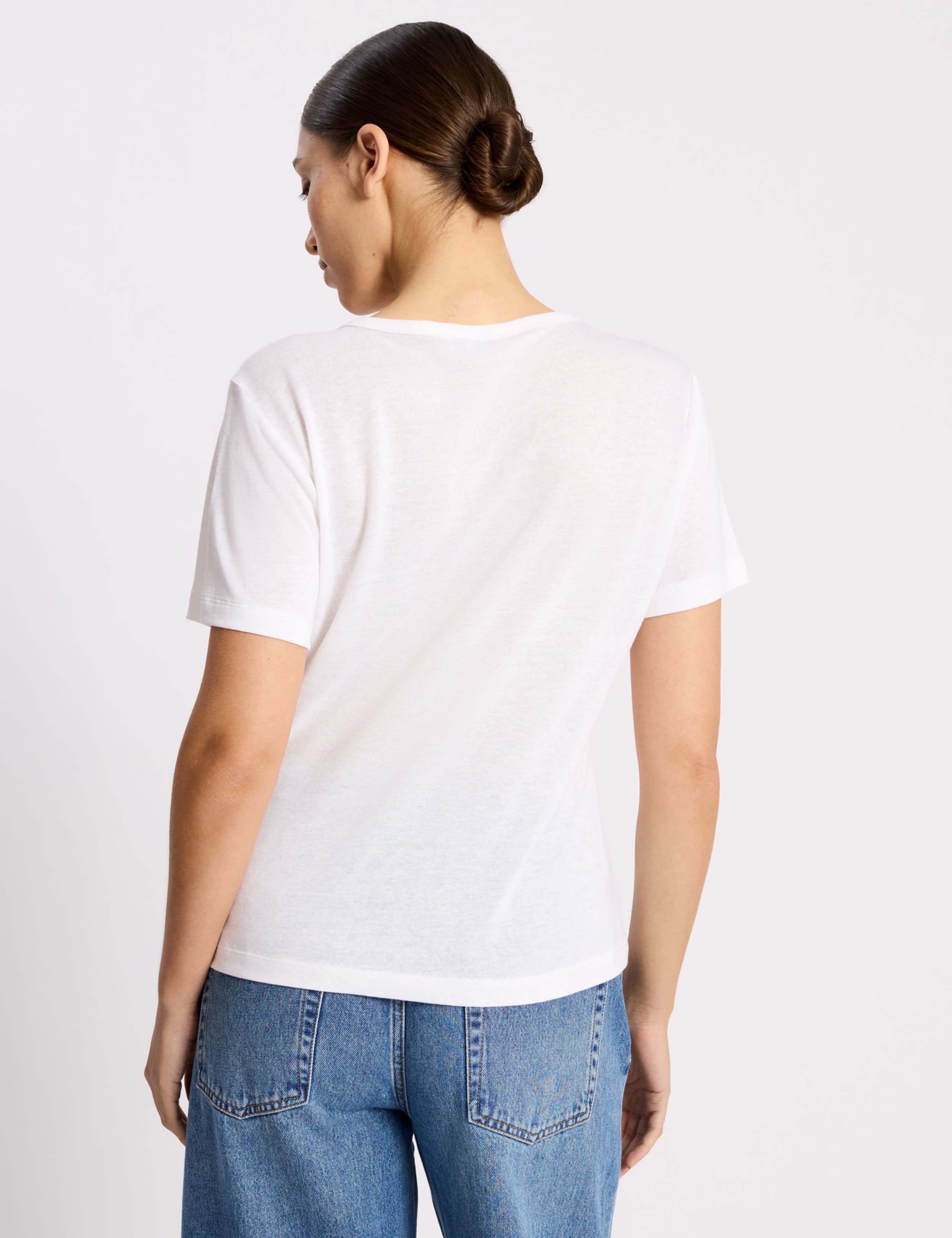 Linen Blend T-Shirt 3 of 4