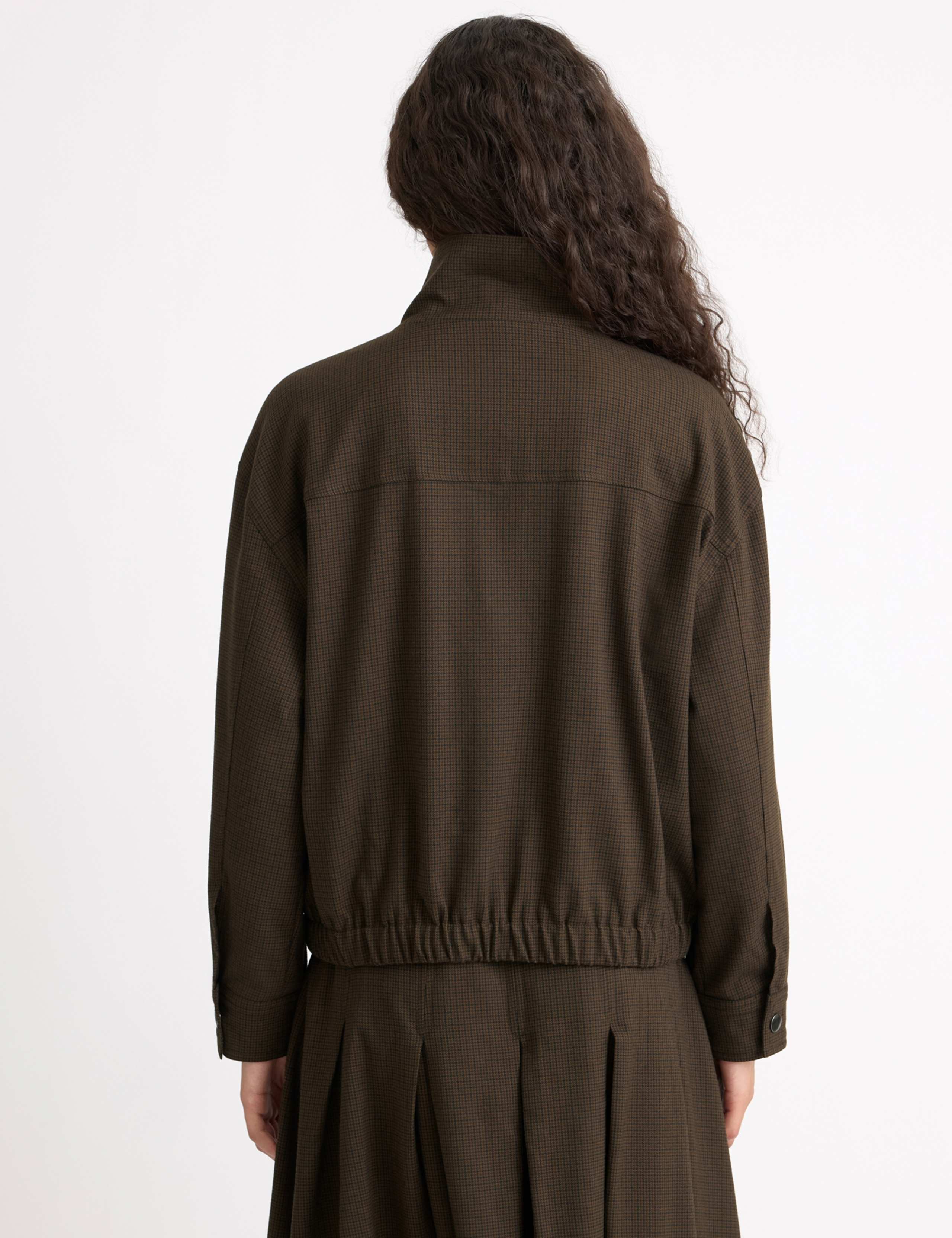 Checked Bomber Jacket 4 of 5