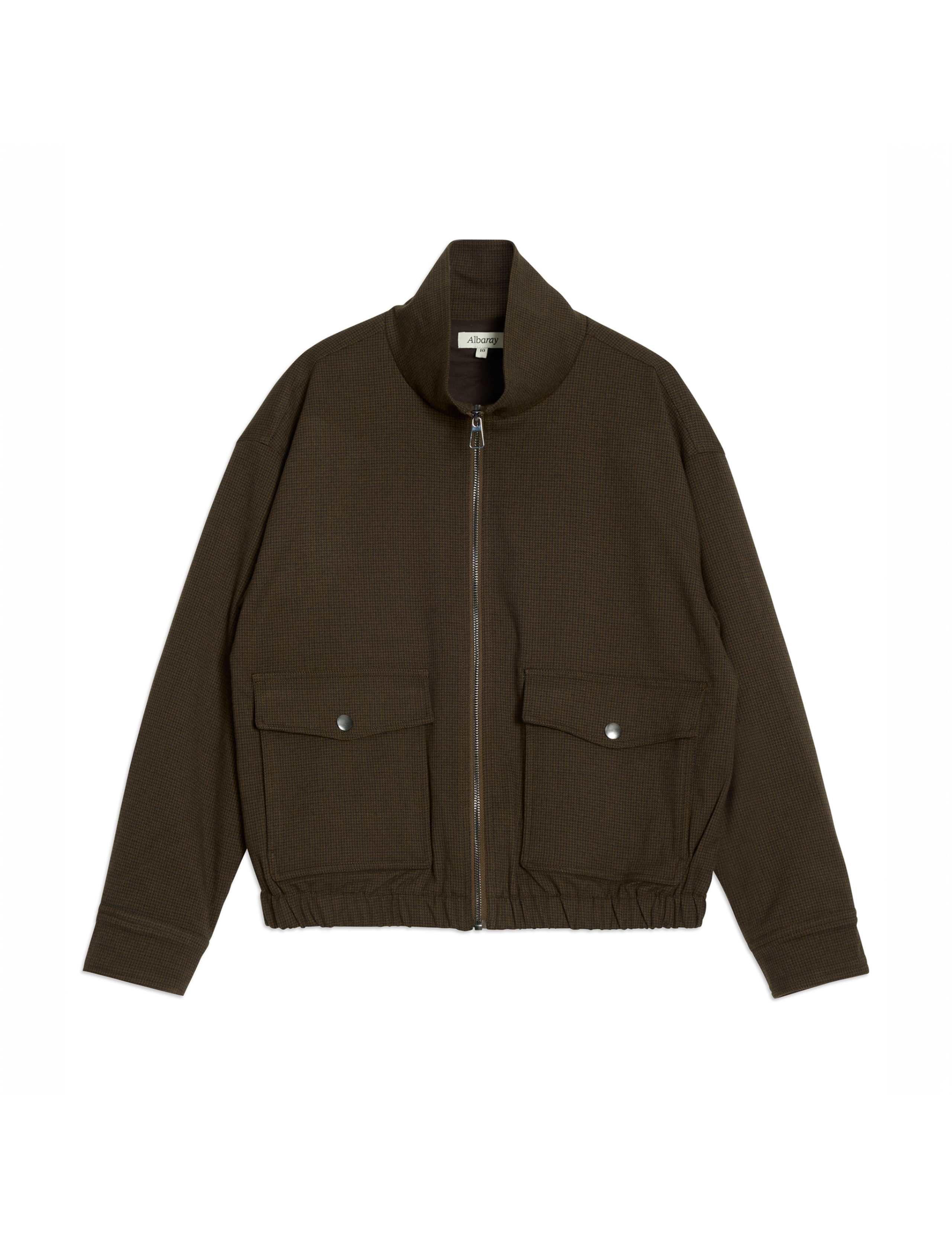 Checked Bomber Jacket 2 of 5