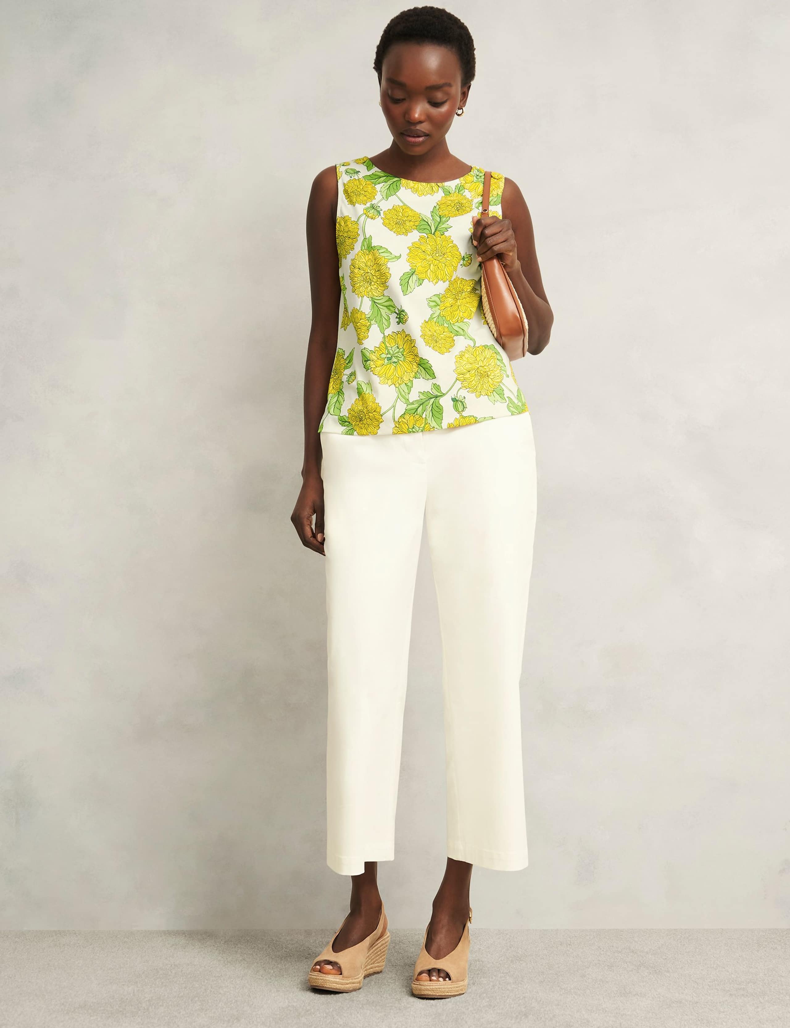 Pure Cotton Floral Blouse 3 of 8
