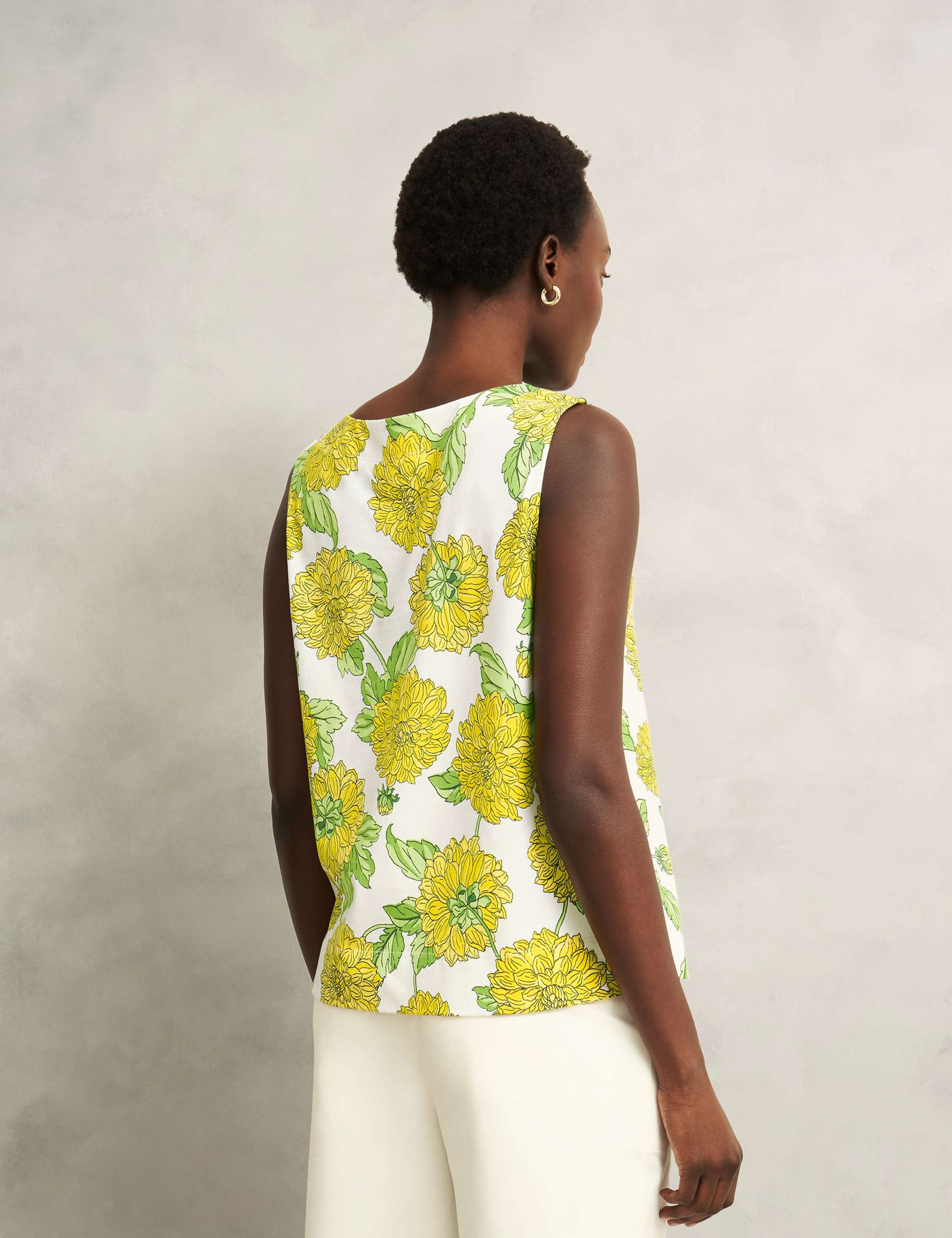 Pure Cotton Floral Blouse 4 of 8