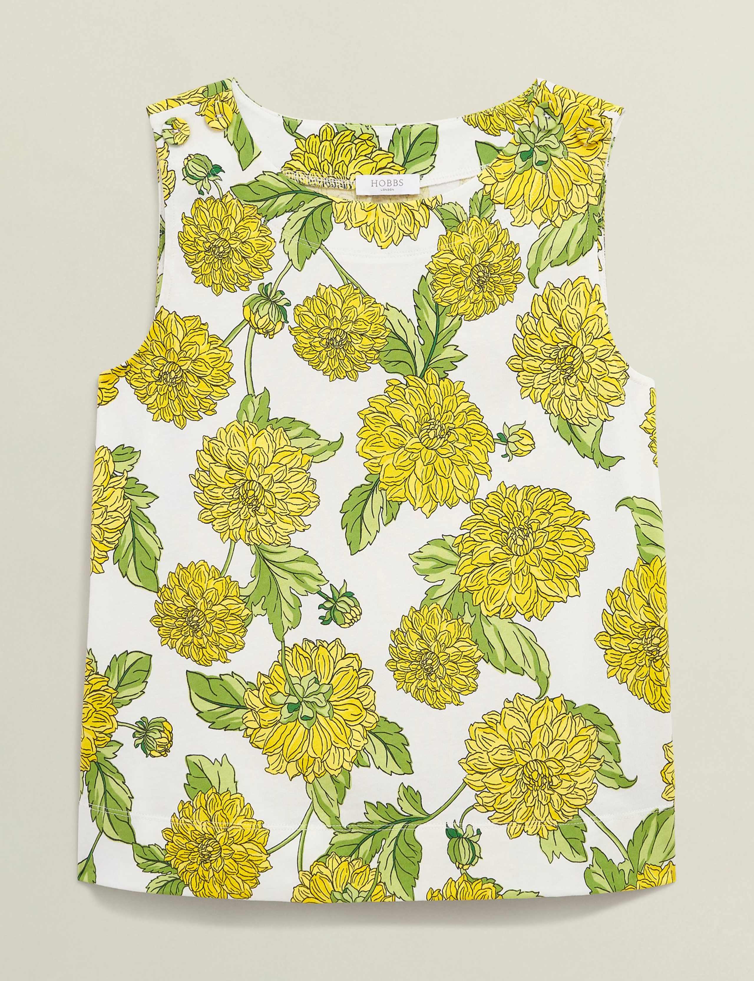Pure Cotton Floral Blouse 2 of 8