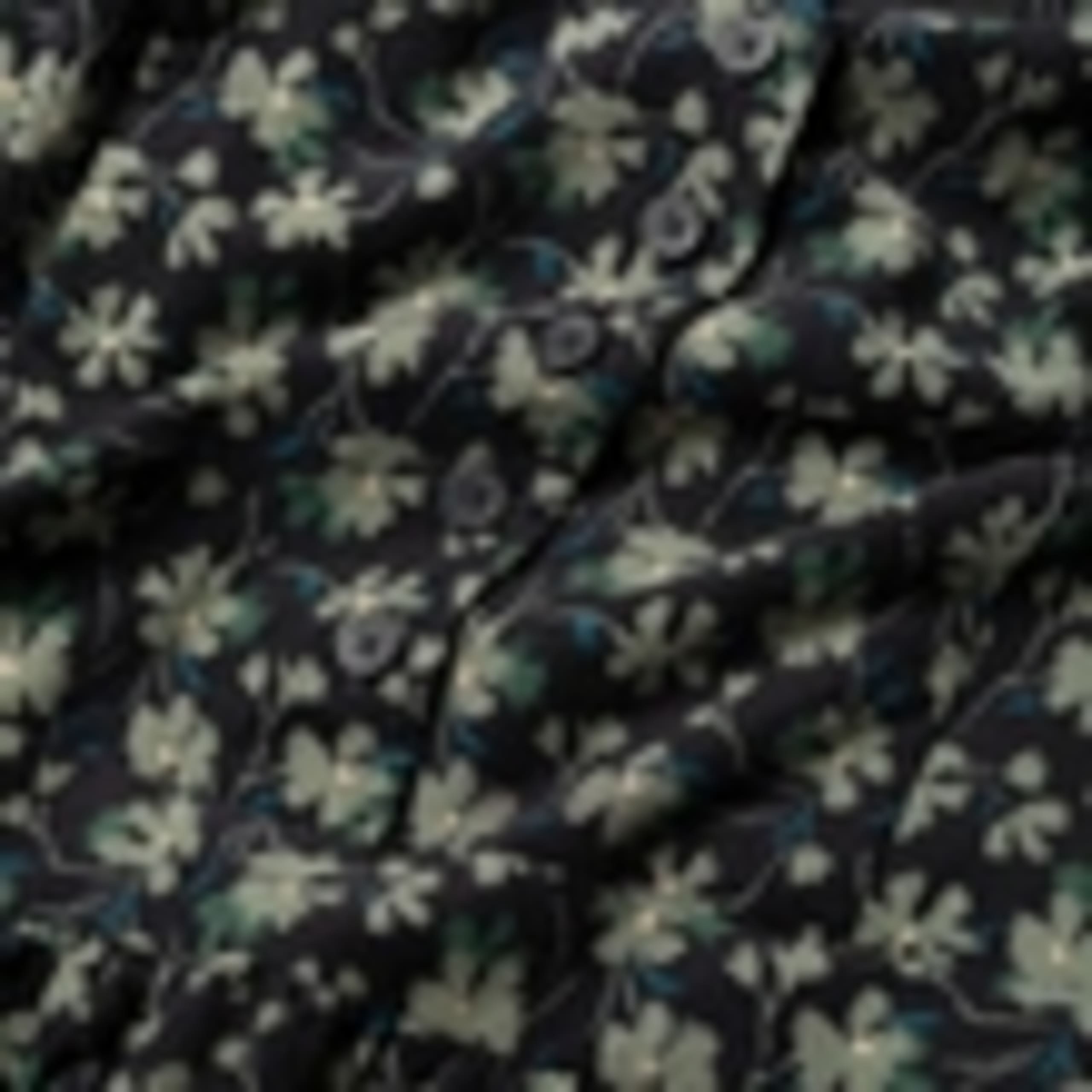 Pure Cotton Floral Midi Waisted Dress 5 of 5