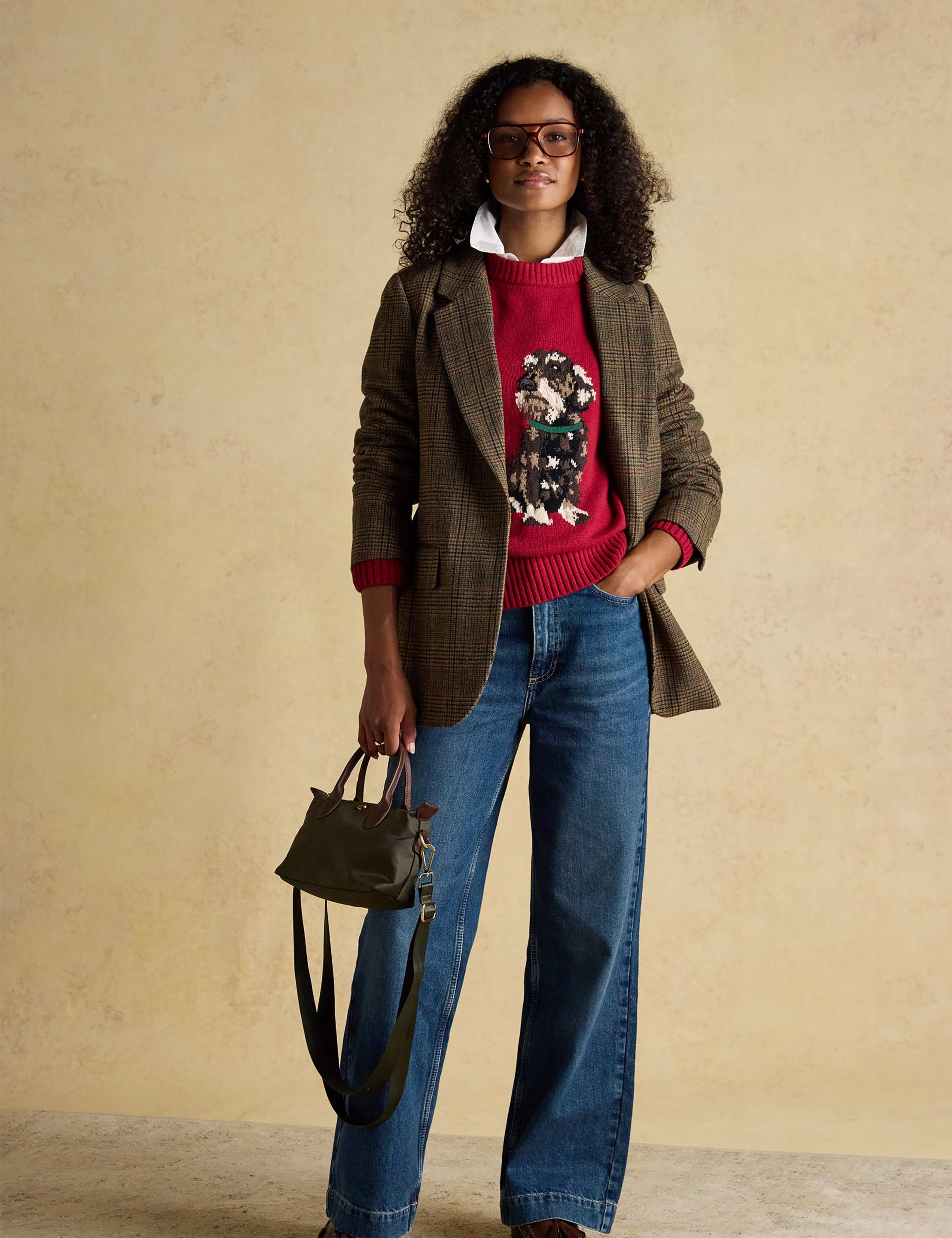 Cotton Rich Embroidered Jumper with Wool 4 of 8