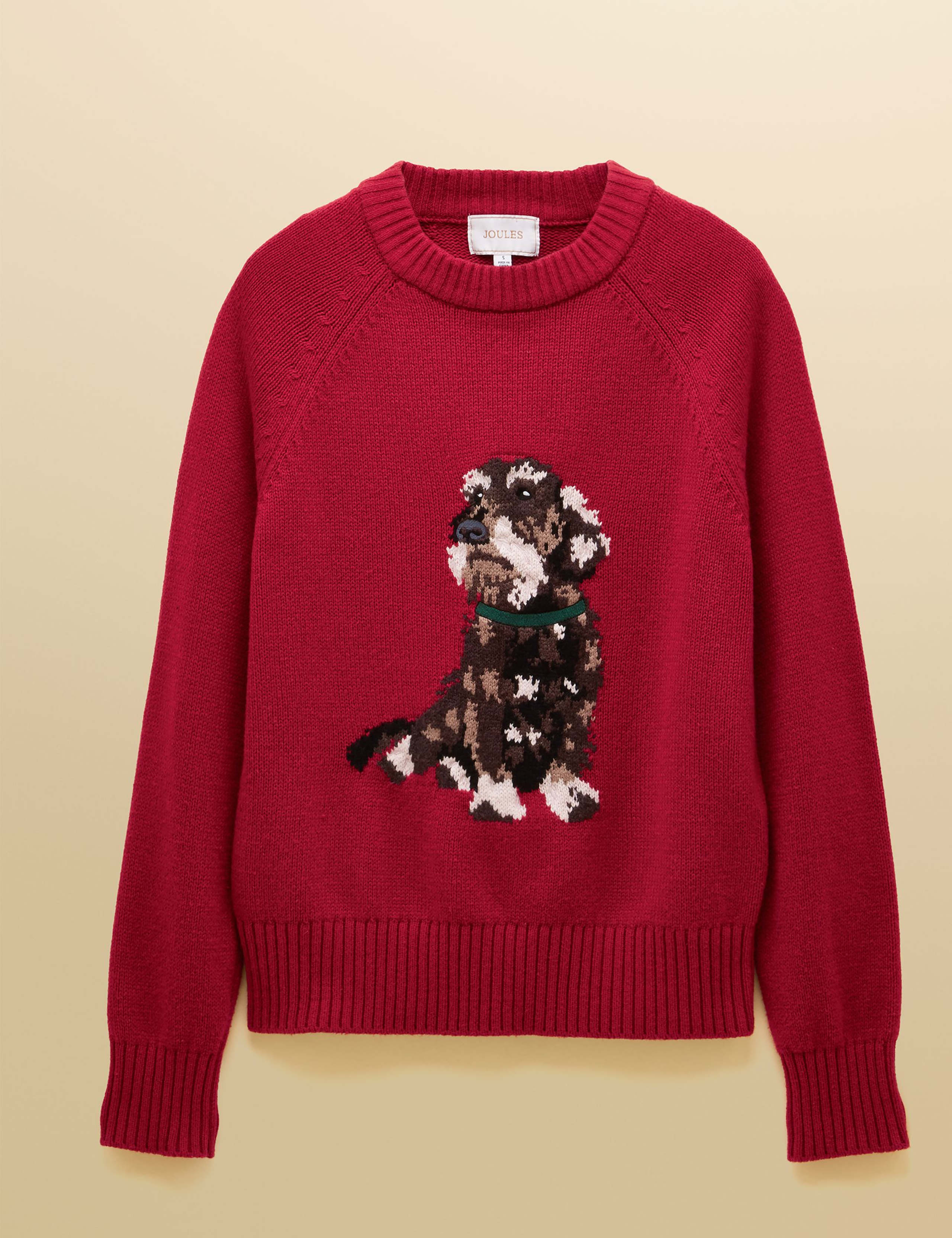 Cotton Rich Embroidered Jumper with Wool 2 of 8