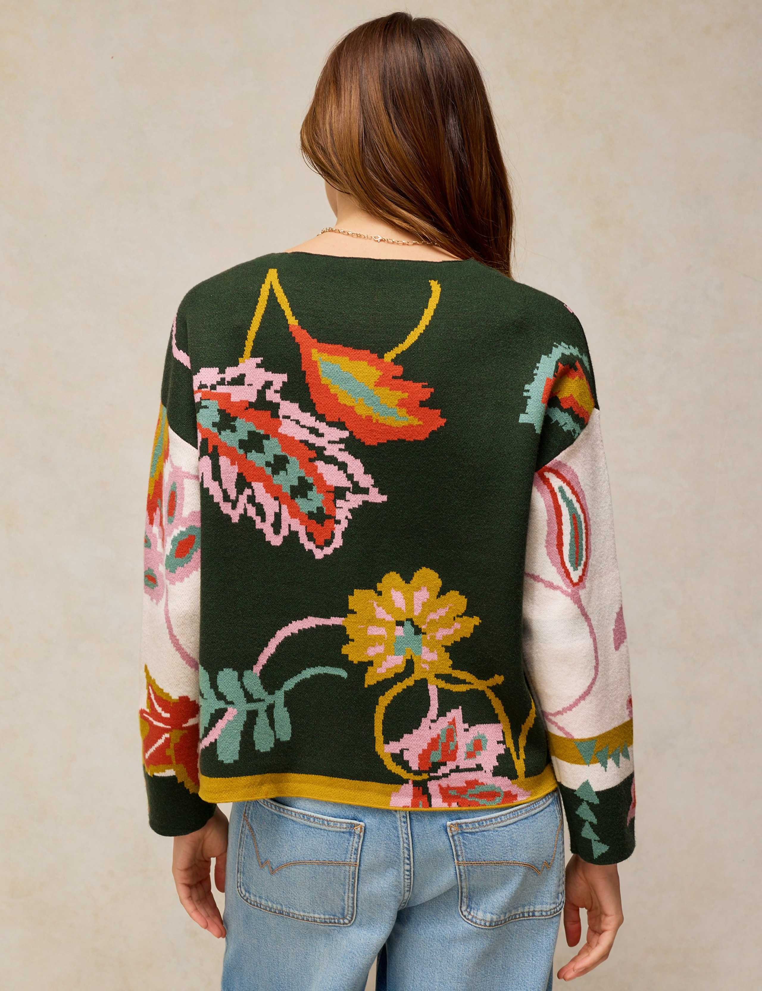 Floral Crew Neck Jumper 5 of 6