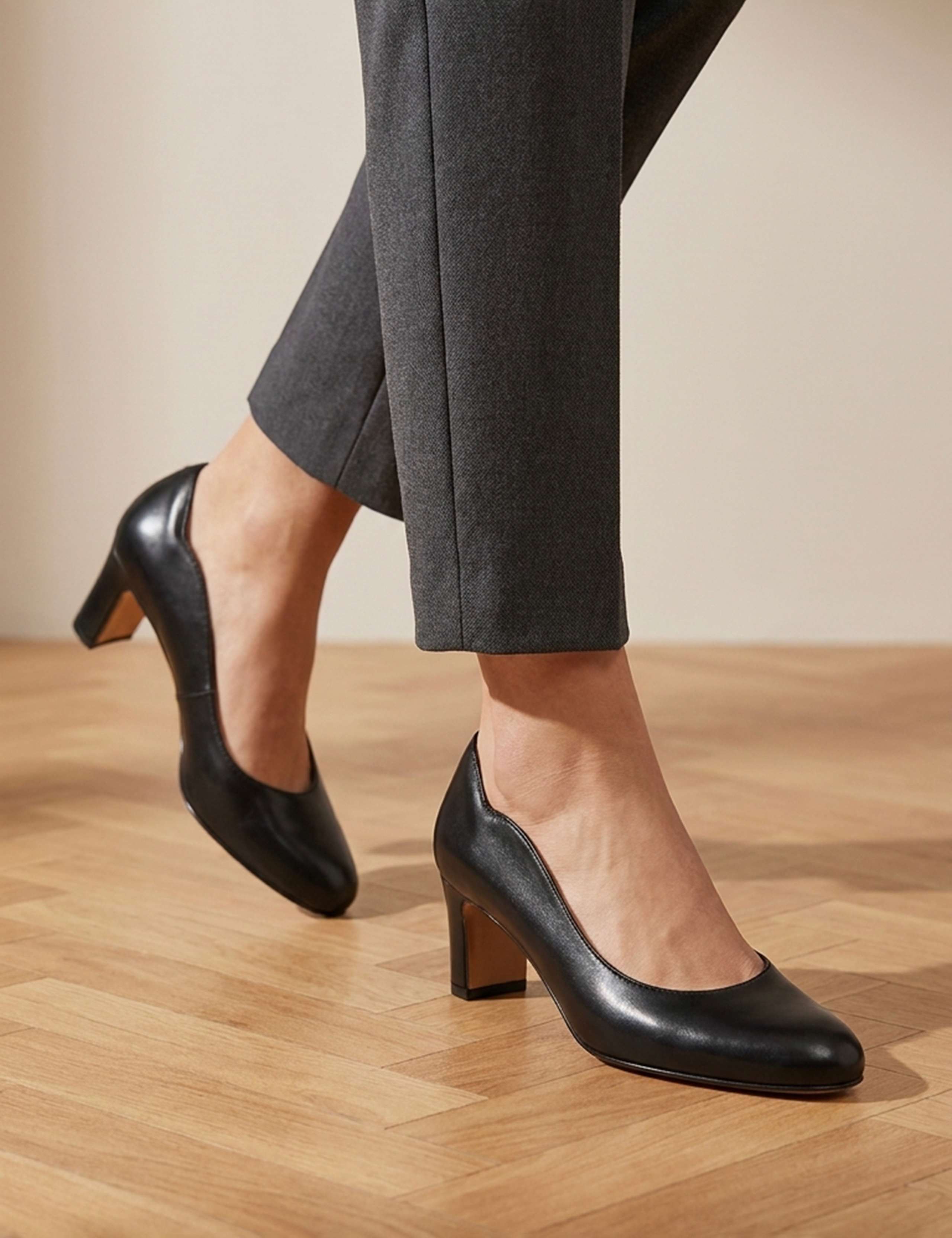 Leather Court Shoes 1 of 6