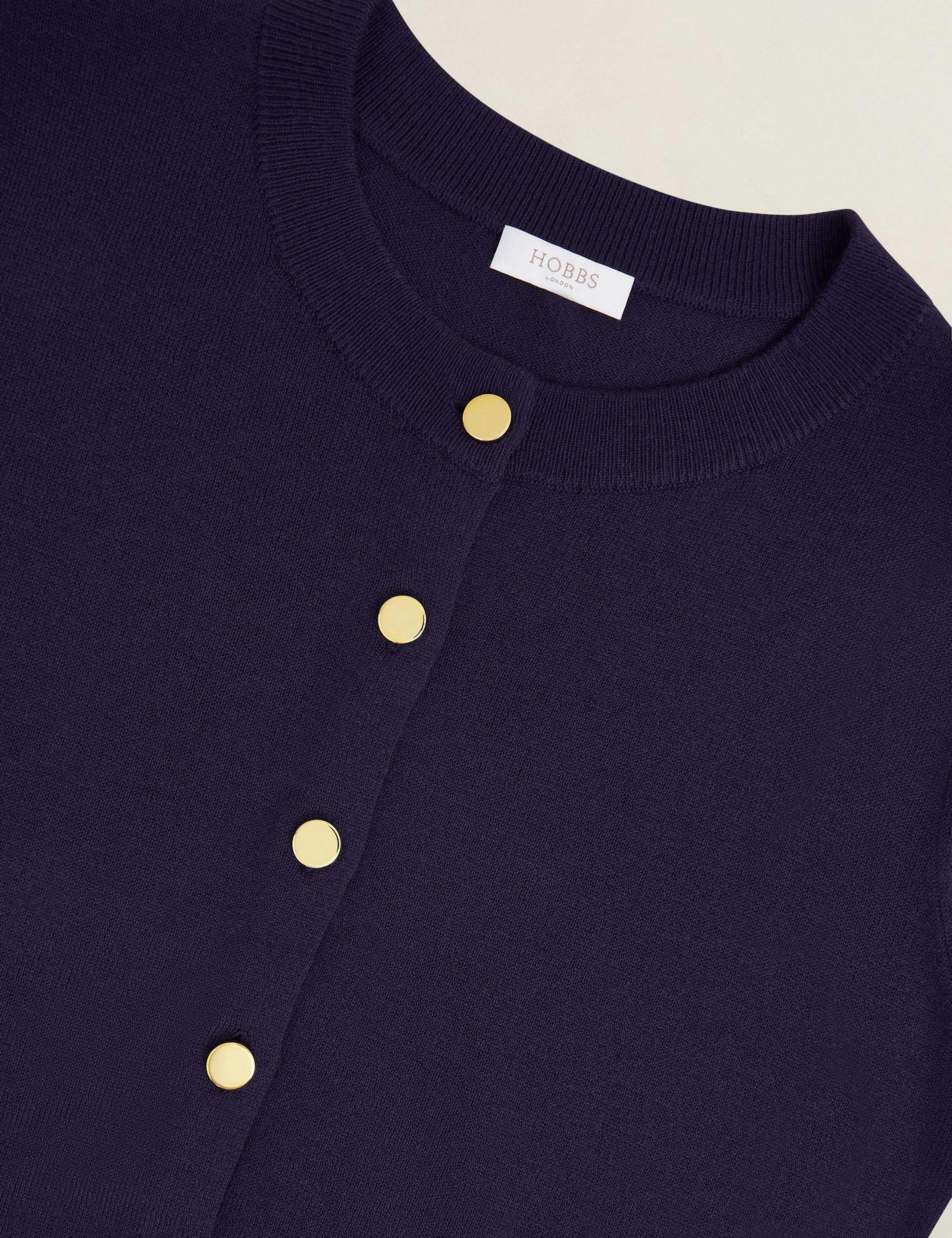 Crew Neck Cardigan with Wool 7 of 8