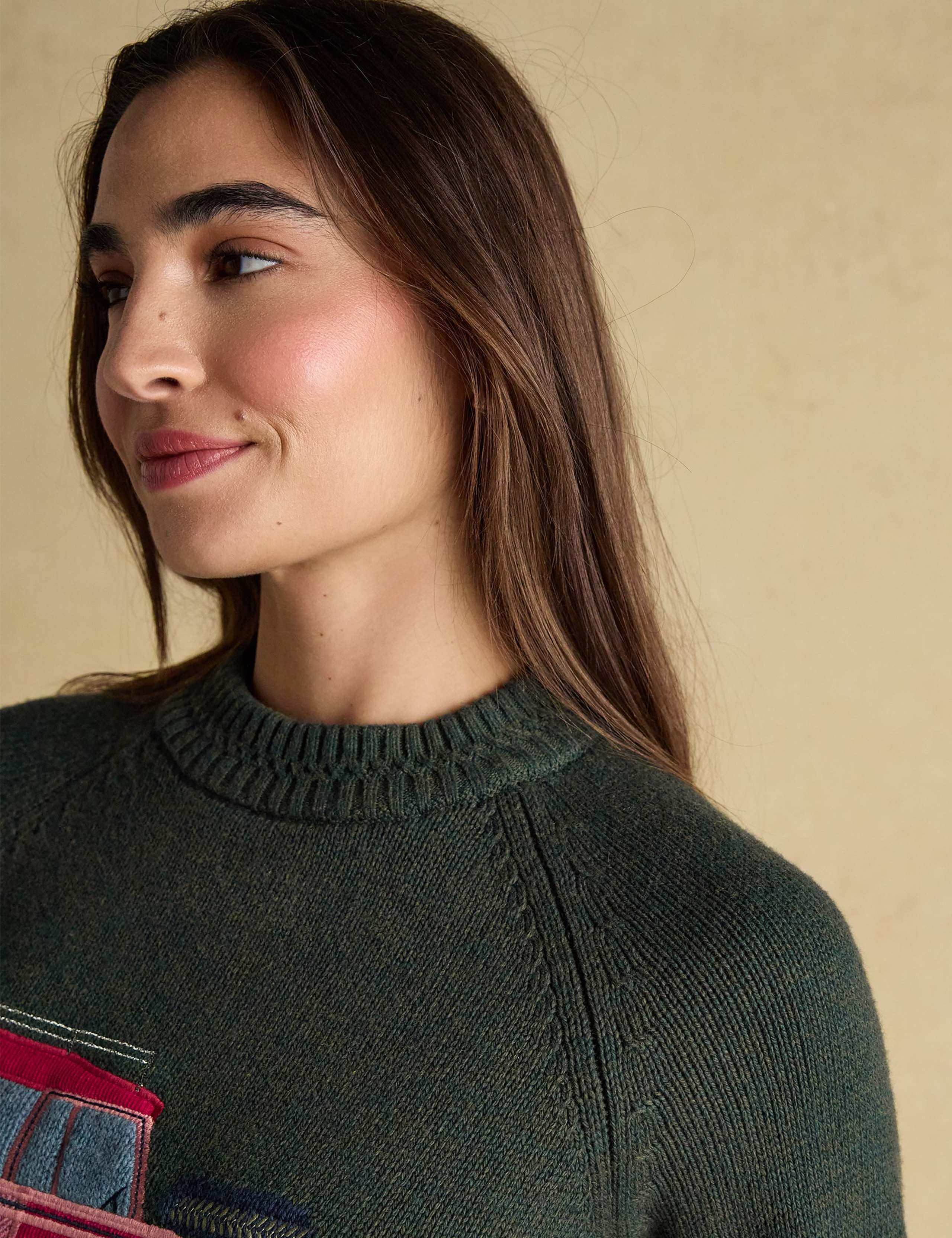 Cotton Rich Intarsia 4x4 Jumper with Wool 5 of 9